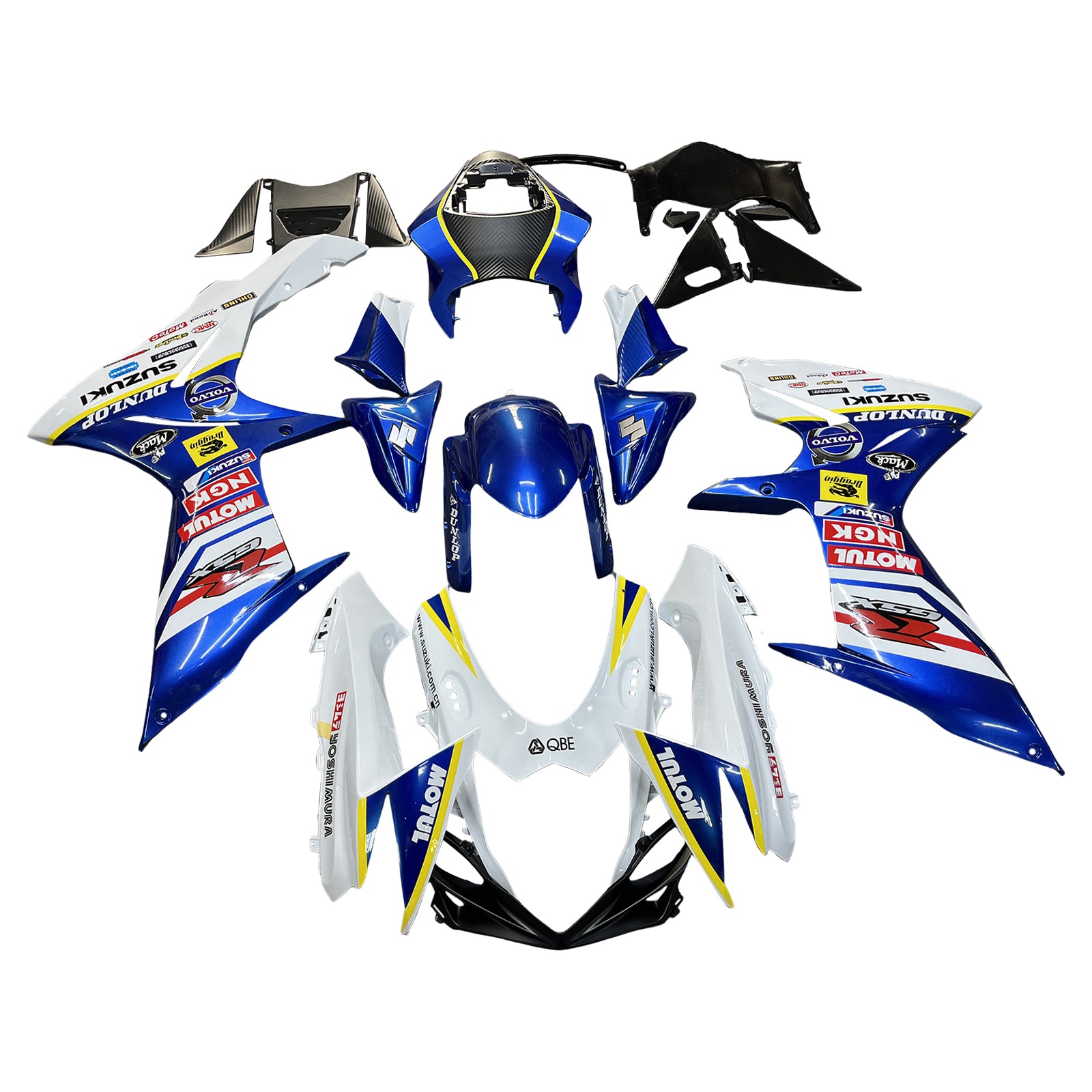 Fairings Plastics Suzuki GSXR 600/750 2011-2024 K11 Blue White Dunlop  Generic