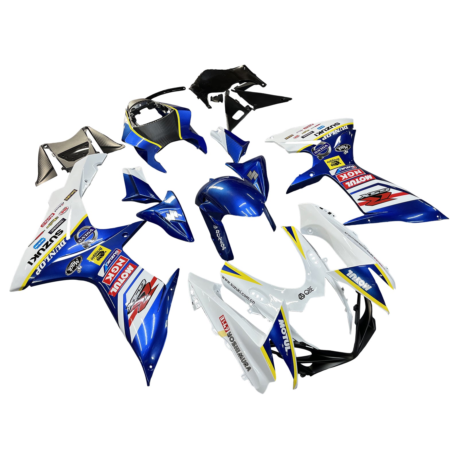 Fairings Plastics Suzuki GSXR 600/750 2011-2024 K11 Blue White Dunlop  Generic