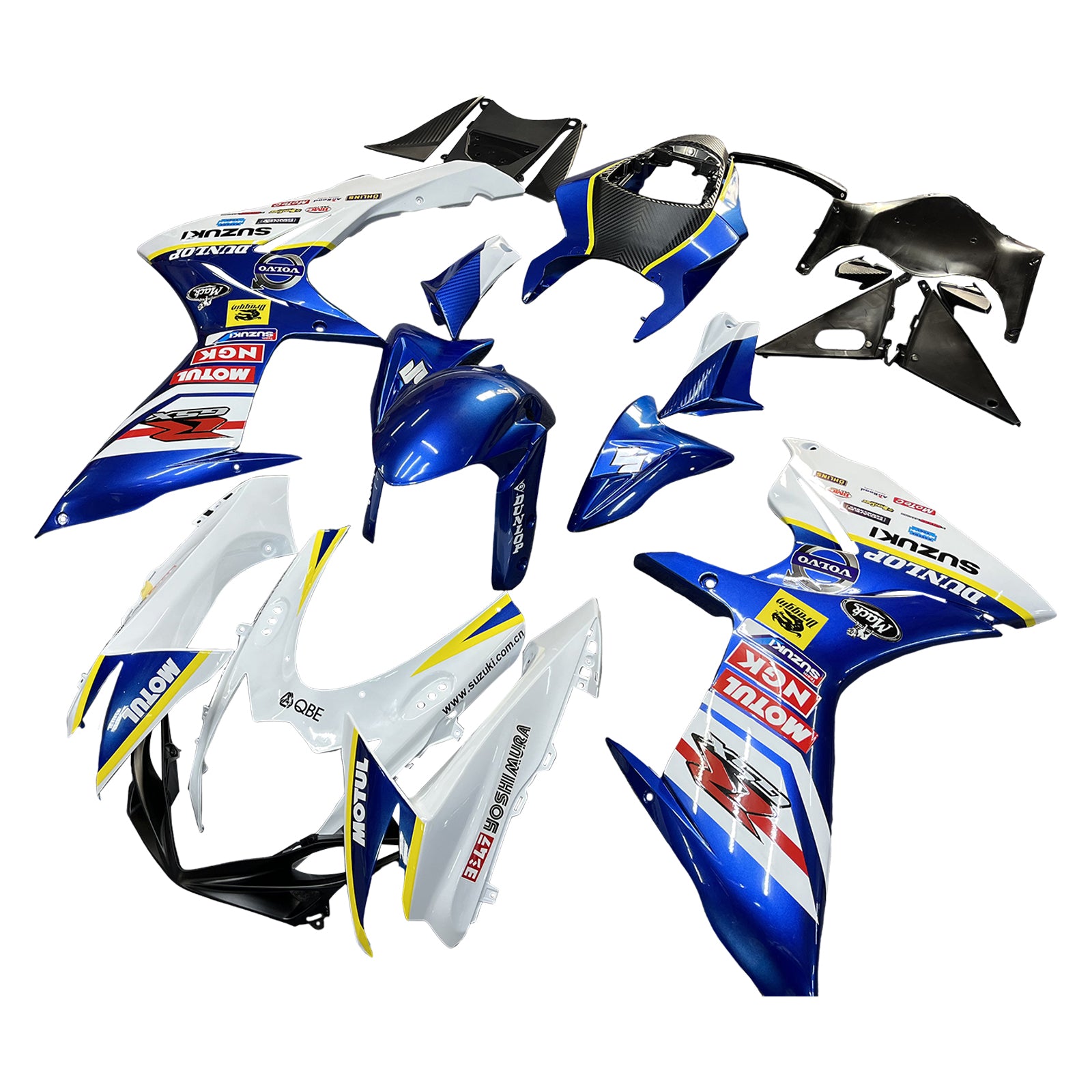 Fairings Plastics Suzuki GSXR 600/750 2011-2024 K11 Blue White Dunlop  Generic