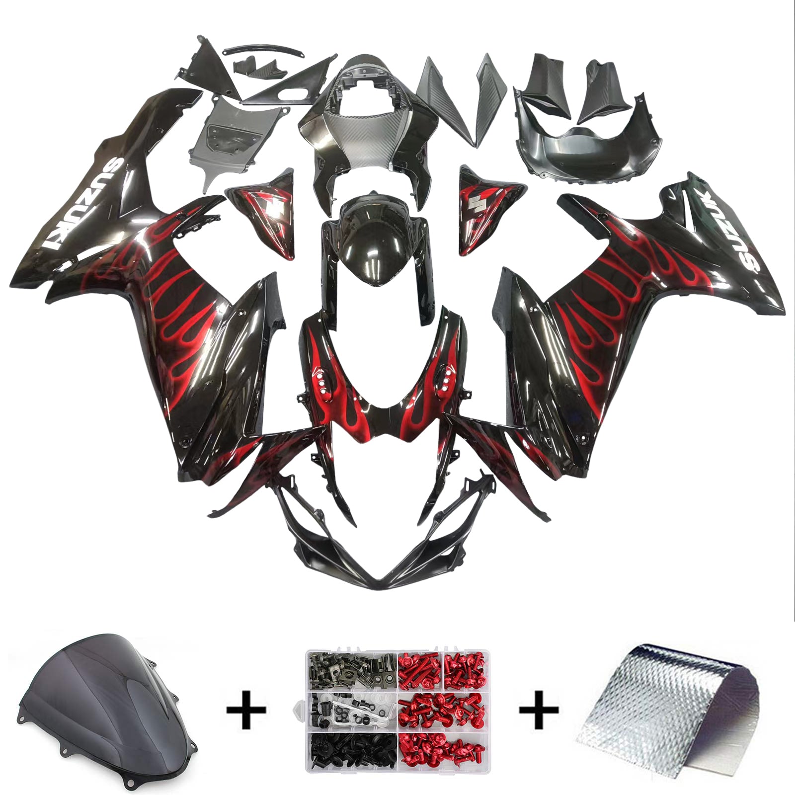 Suzuki GSXR 600/750 2011-2024 K11 Fairing Kit Bodywork Plastic ABS