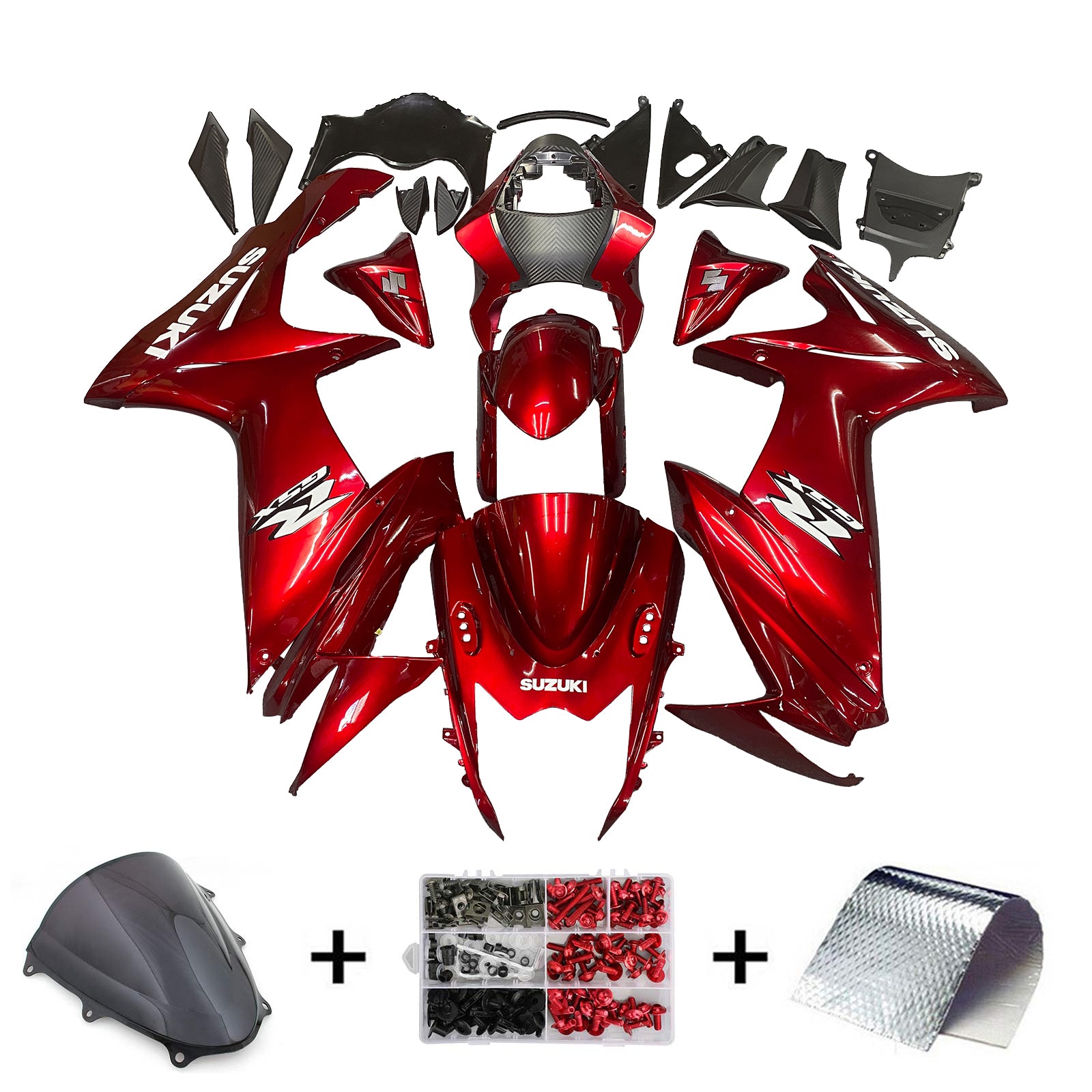 Suzuki GSXR 600/750 2011-2024 K11 Kit Carenado Carrocería Plástico ABS