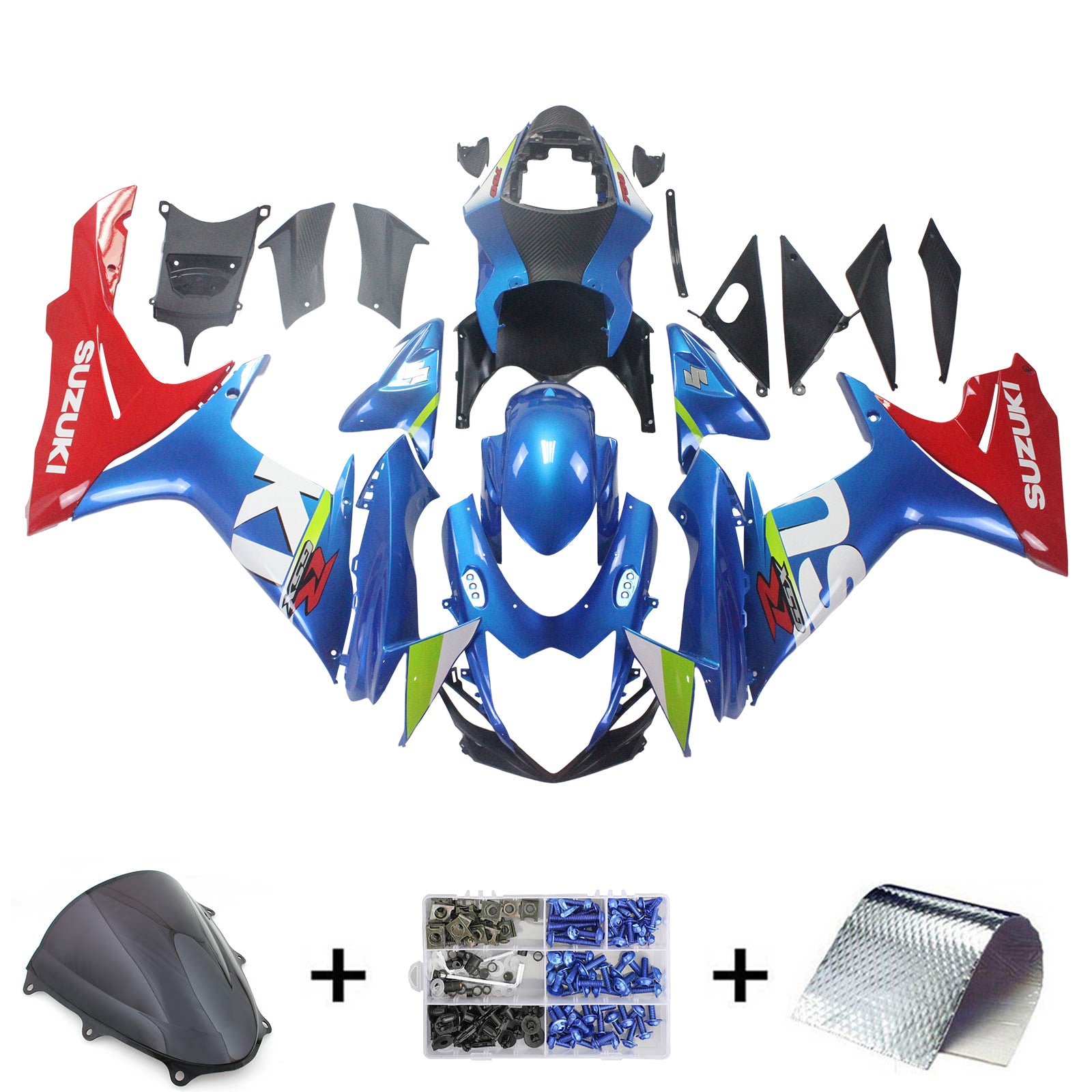 Suzuki GSXR 600/750 2011-2024 K11 Kit Carenado Carrocería Plástico ABS