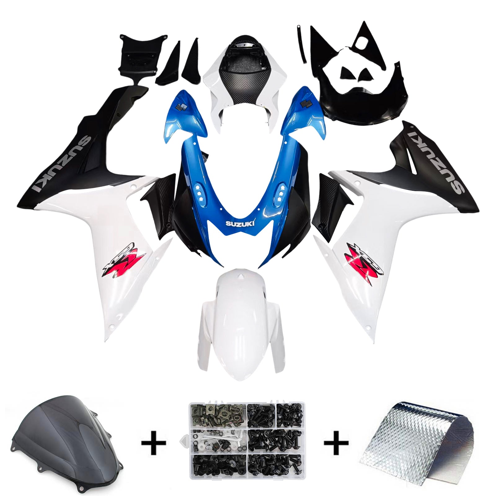 Suzuki GSXR 600/750 2011-2024 K11 Fairing Kit Bodywork Plastic ABS