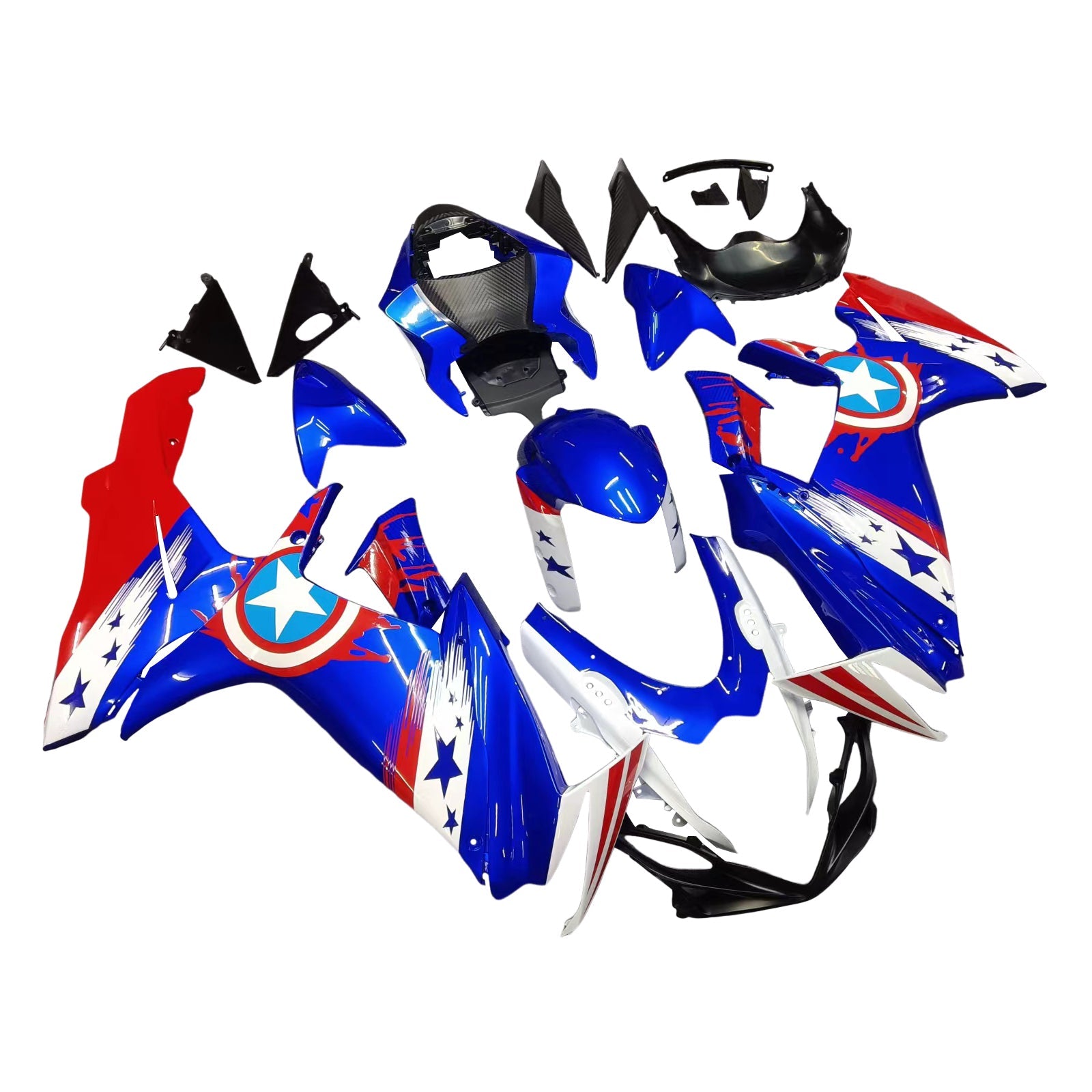 Amotopart Suzuki GSXR 600/750 2011-2025 K11 Fairing Kit Bodywork Plastic ABS