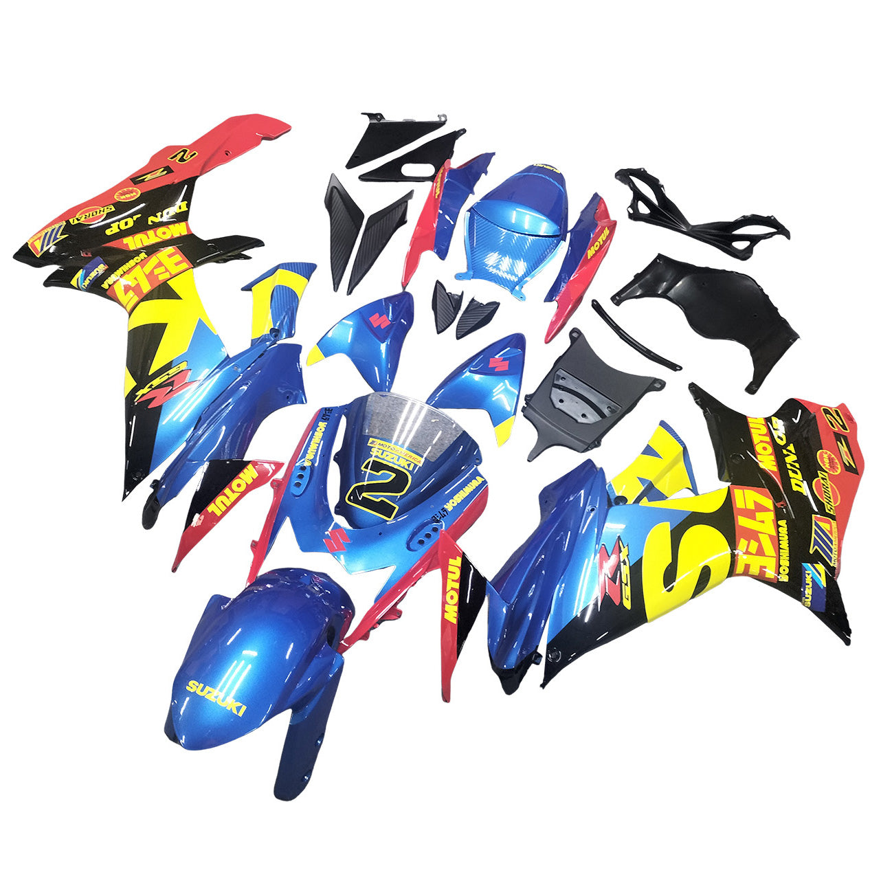 Amotopart Suzuki GSXR 600/750 2011-2025 K11 Fairing Kit Bodywork Plastic ABS