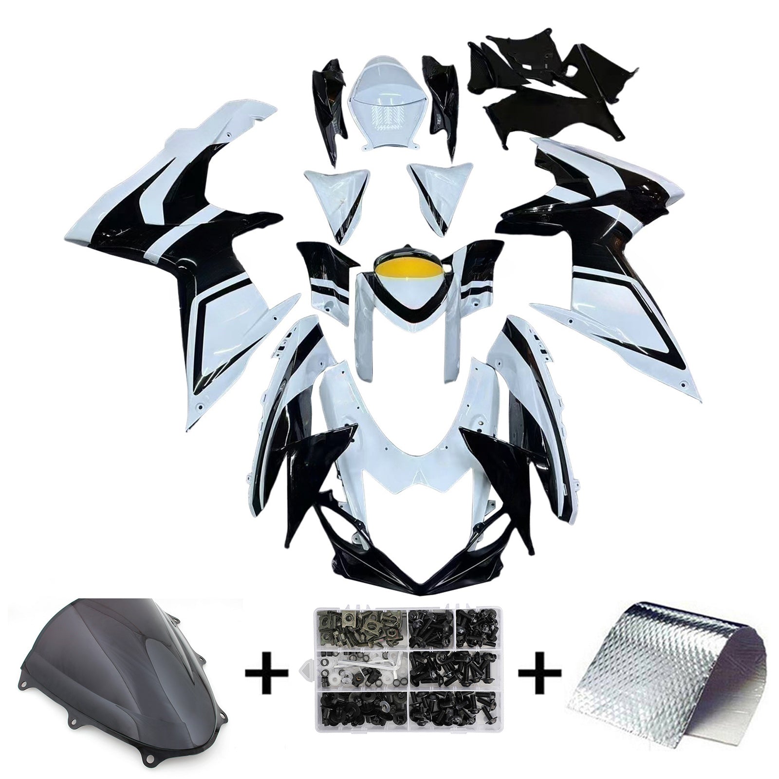 Amotopart Suzuki GSXR 600/750 2011-2025 K11 Fairing Kit Bodywork Plastic ABS