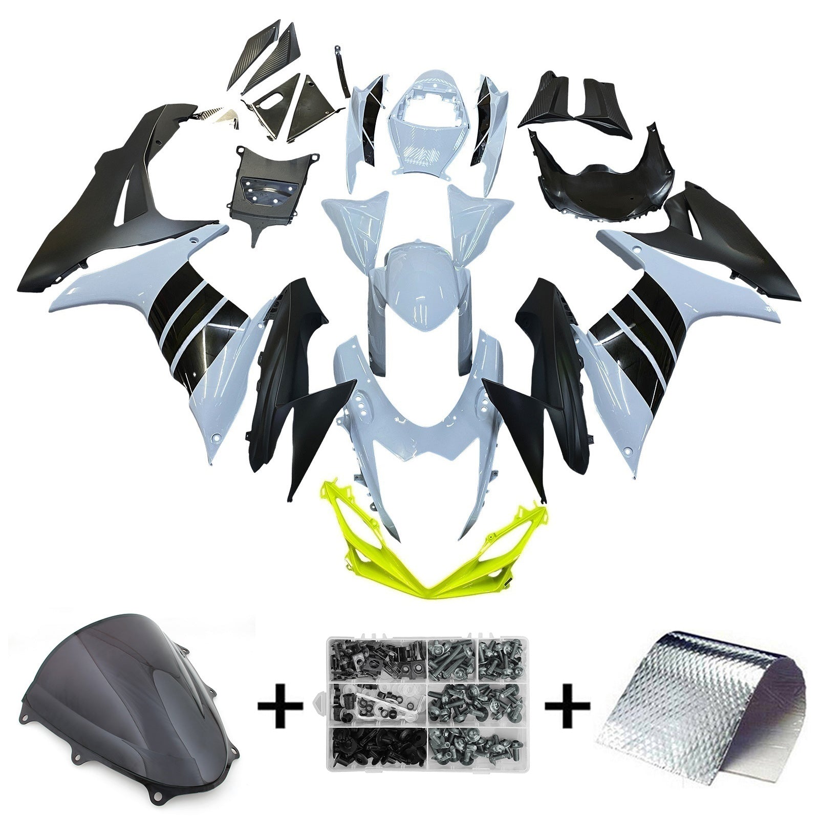 Amotopart Suzuki GSXR 600/750 2011-2025 K11 Fairing Kit Bodywork Plastic ABS