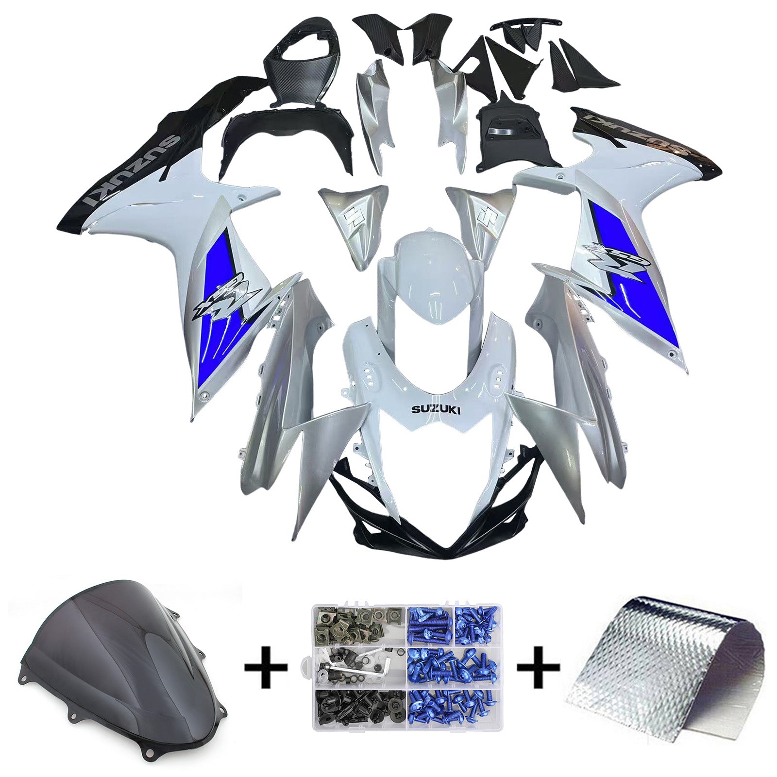 Amotopart Suzuki GSXR 600/750 2011-2025 K11 Fairing Kit Bodywork Plastic ABS