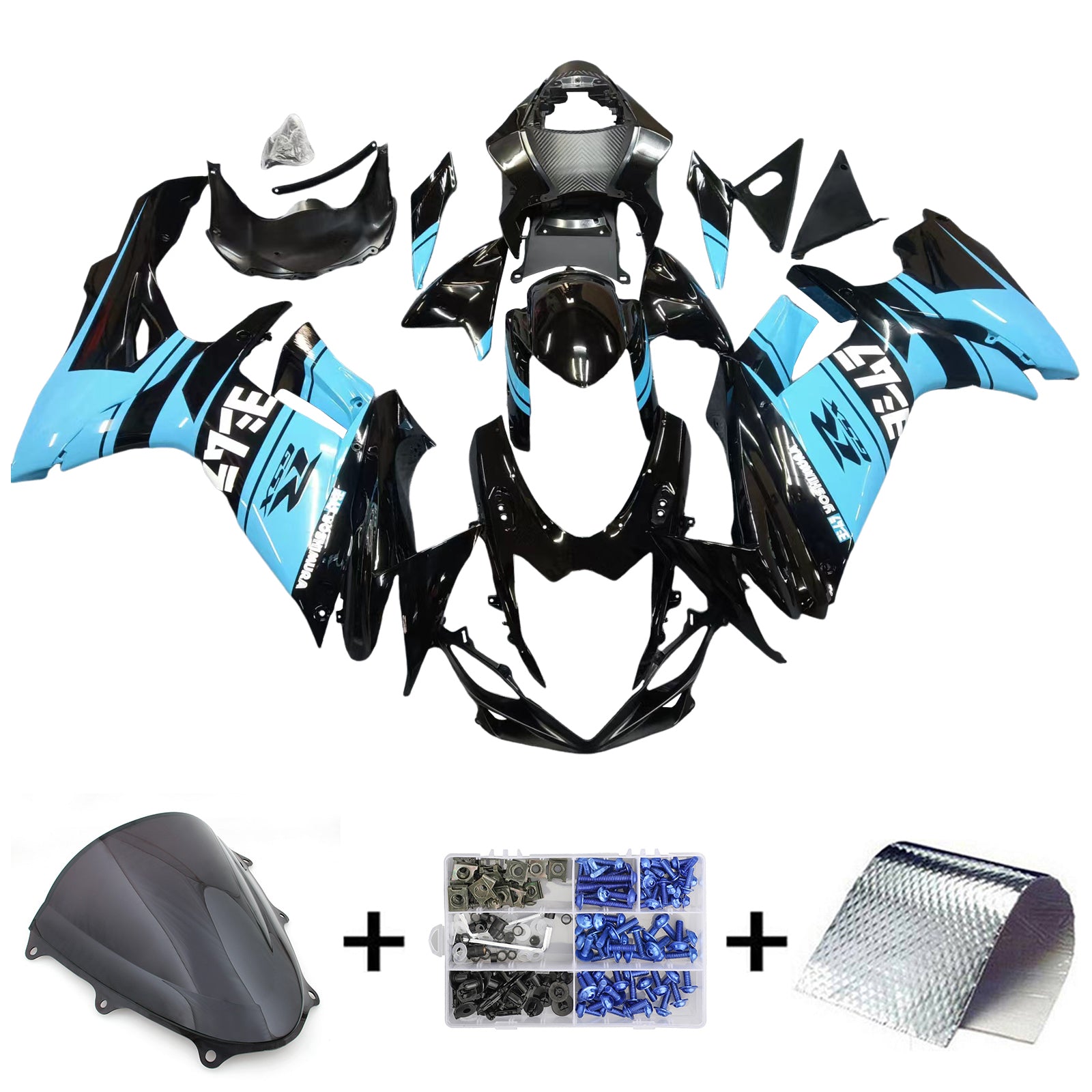 Amotopart Suzuki GSXR 600/750 2011-2024 K11 Fairing Kit Bodywork Plastic ABS