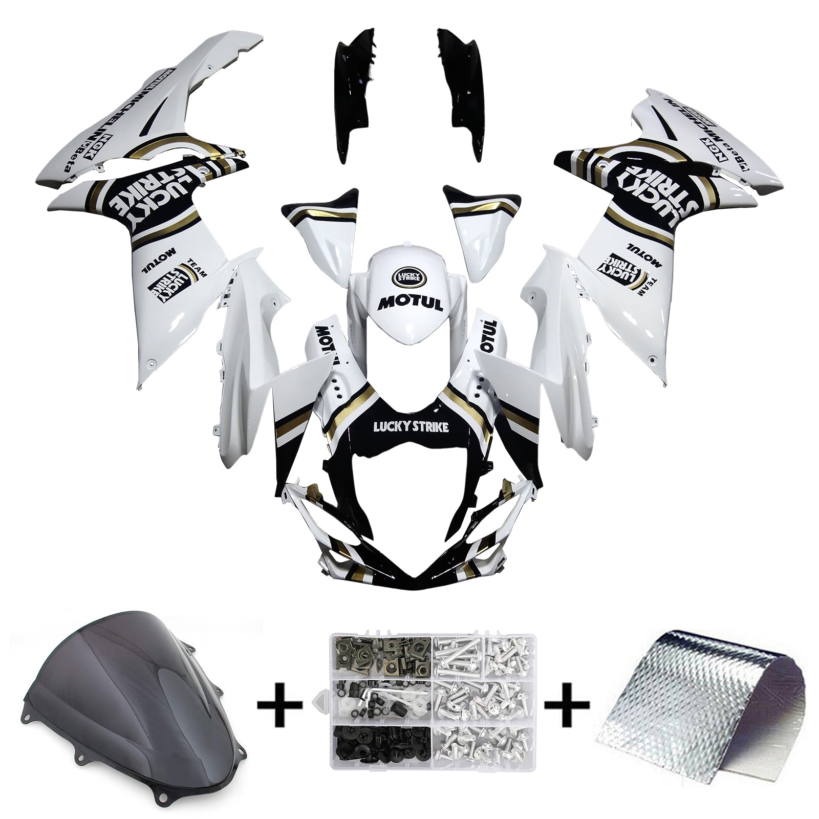 Amotopart Suzuki GSXR 600/750 2011-2025 K11 Fairing Kit Bodywork Plastic ABS