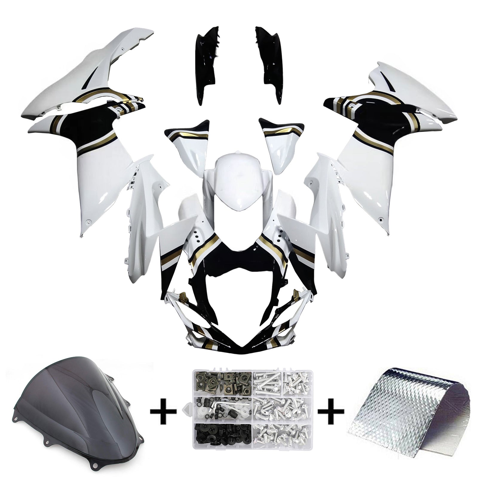 Amotopart Suzuki GSXR 600/750 2011-2025 K11 Fairing Kit Bodywork Plastic ABS