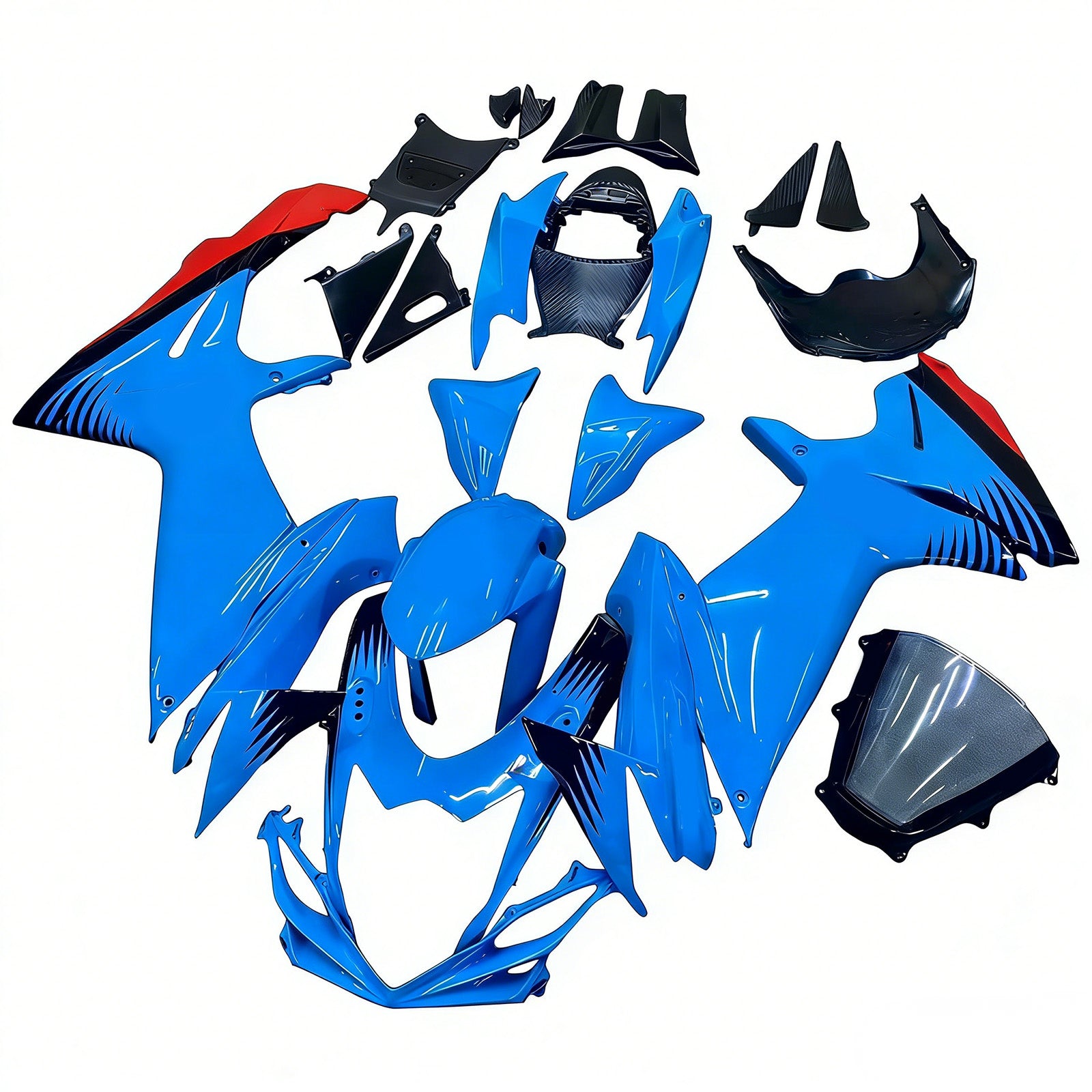 Amotopart Suzuki GSXR 600/750 2011-2025 K11 페어링 키트 차체 플라스틱 ABS