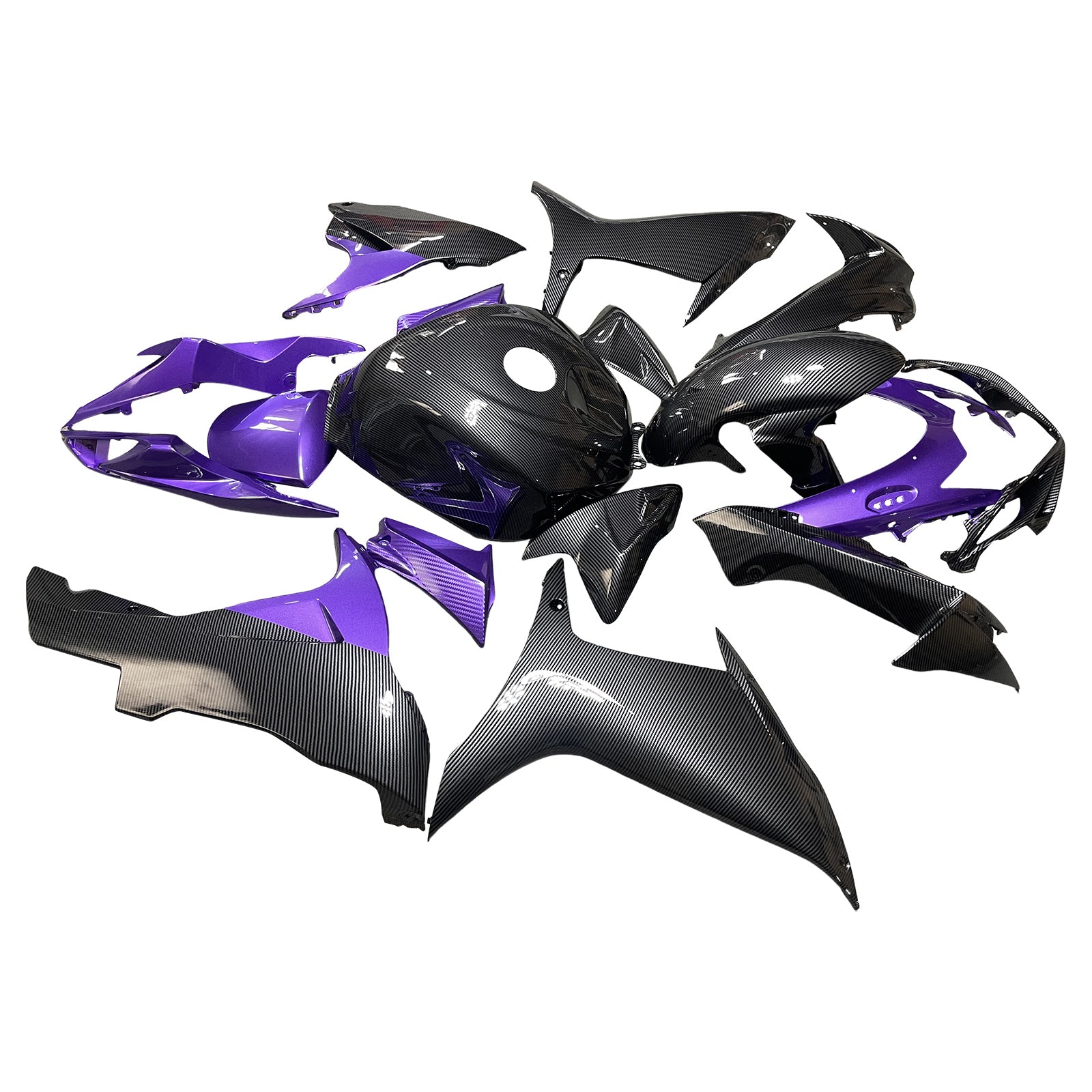 Purple Black Injection Fairing Kit Bodywork Plastic ABS For Suzuki GSXR 600/750 2011-2026 K11