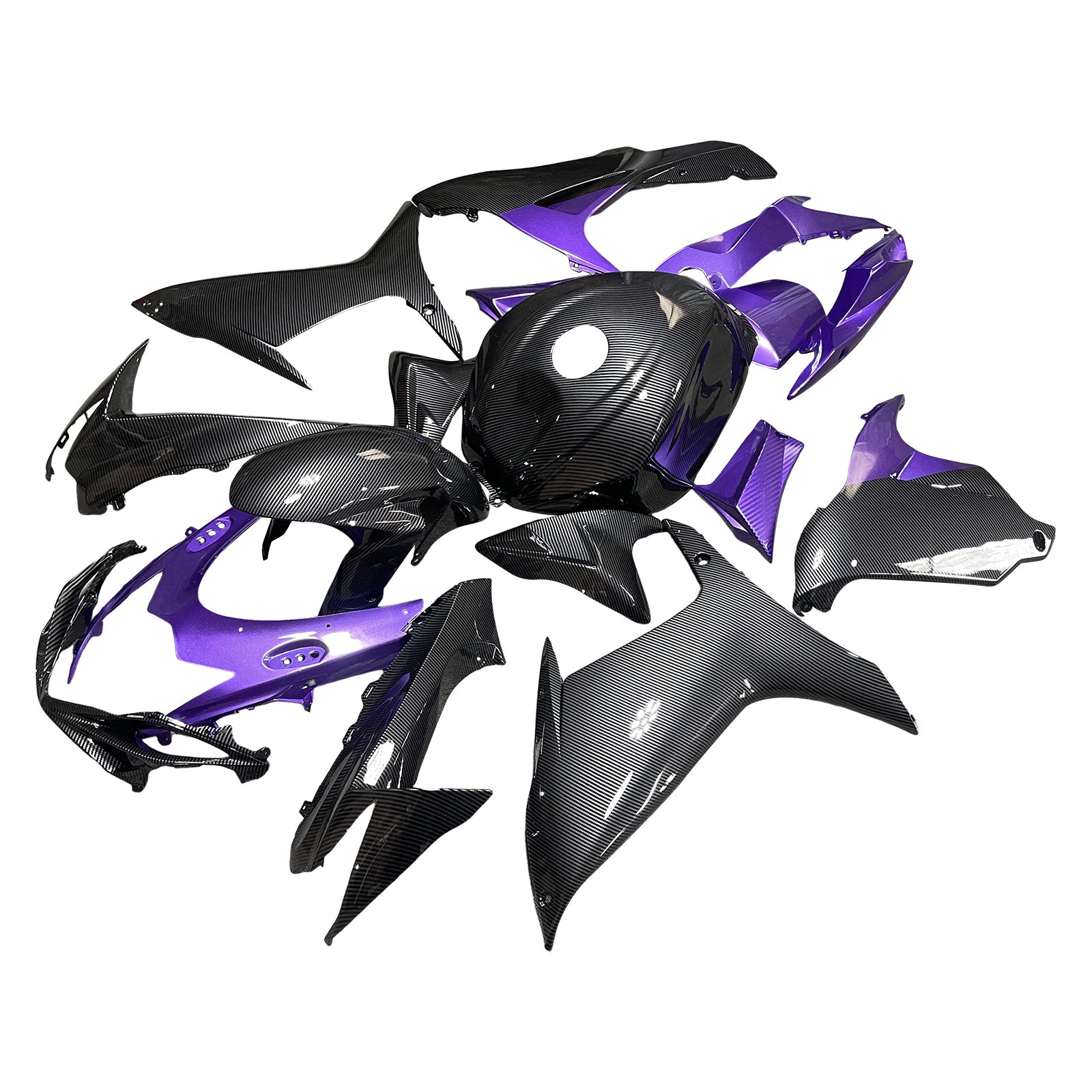 Purple Black Injection Fairing Kit Bodywork Plastic ABS For Suzuki GSXR 600/750 2011-2026 K11