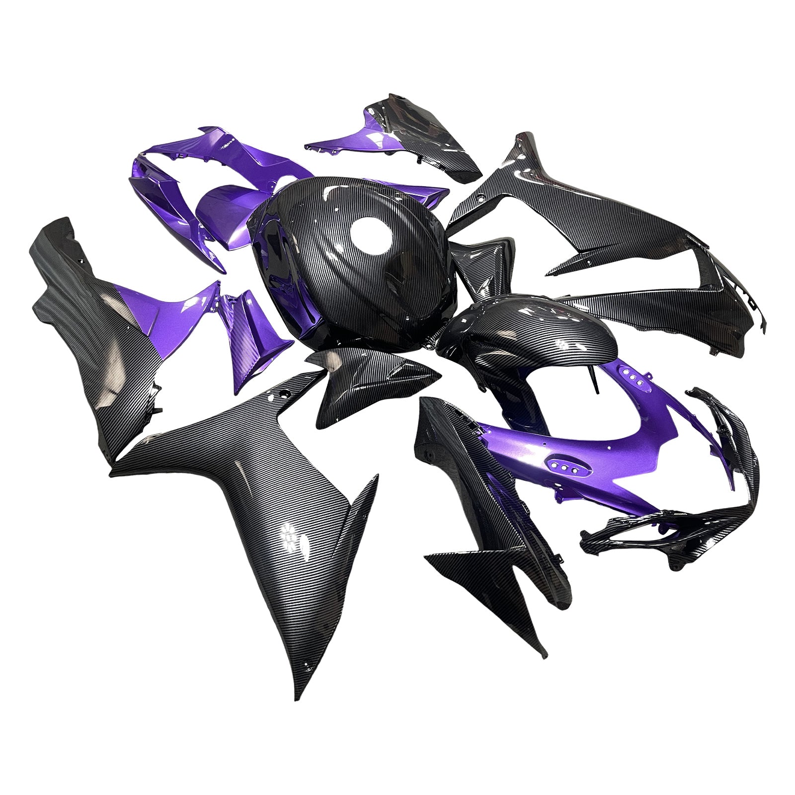 Purple Black Injection Fairing Kit Bodywork Plastic ABS For Suzuki GSXR 600/750 2011-2026 K11