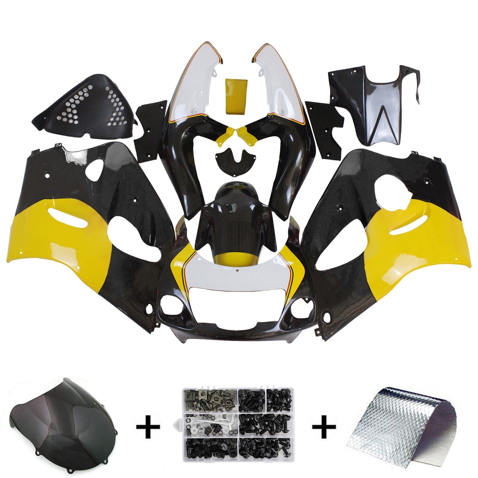 스즈키 GSXR 600/750 1996-2000 페어링 키트 차체 플라스틱 ABS