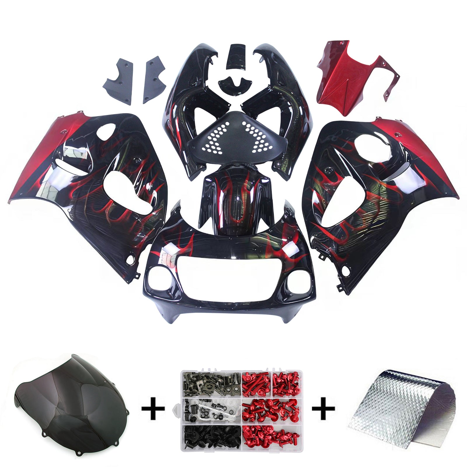 스즈키 GSXR600 1996-2000 GSXR750 1996-1999 페어링 키트 차체