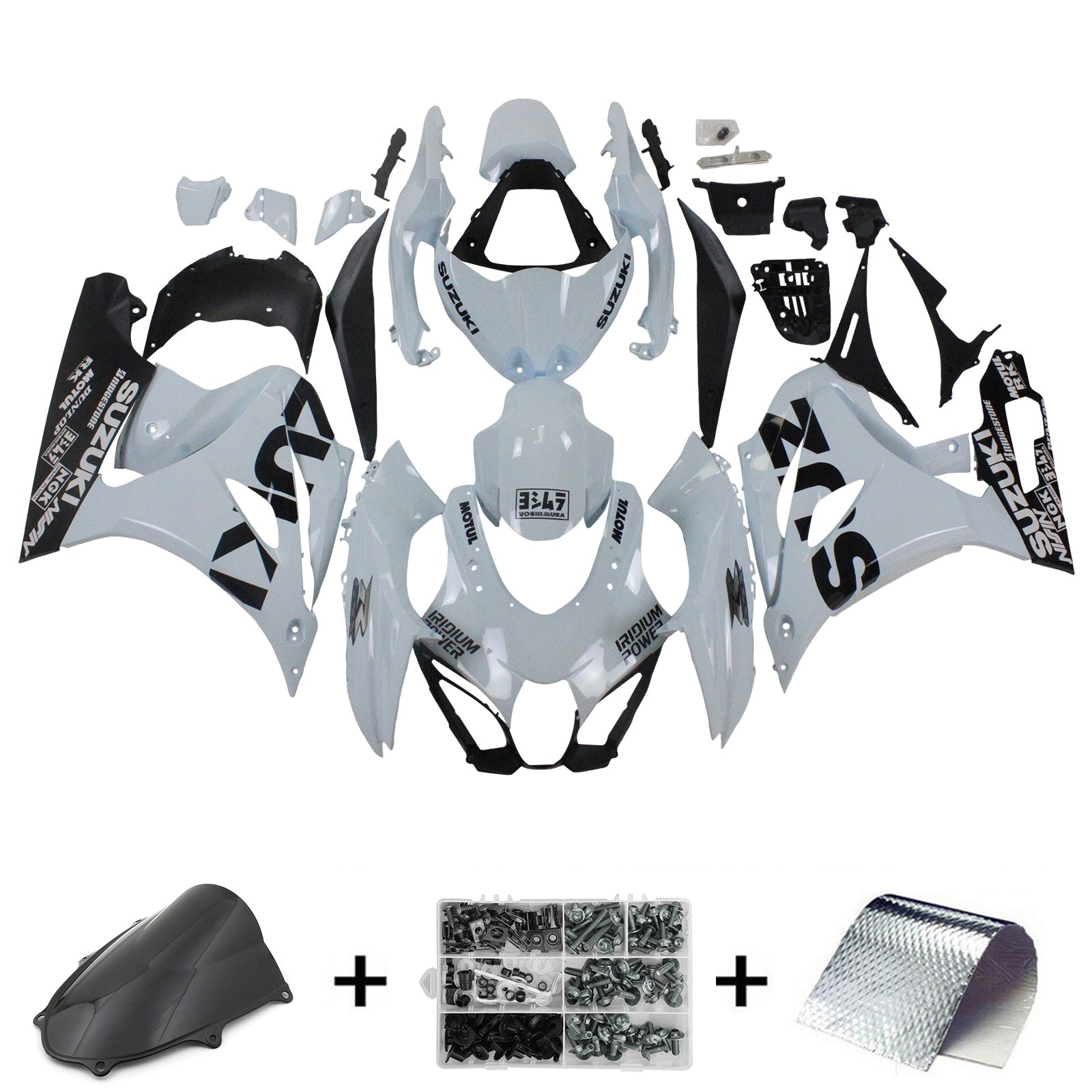 Suzuki GSXR1000 2017-2024 K17 Fairing Kit Bodywork Plastic ABS