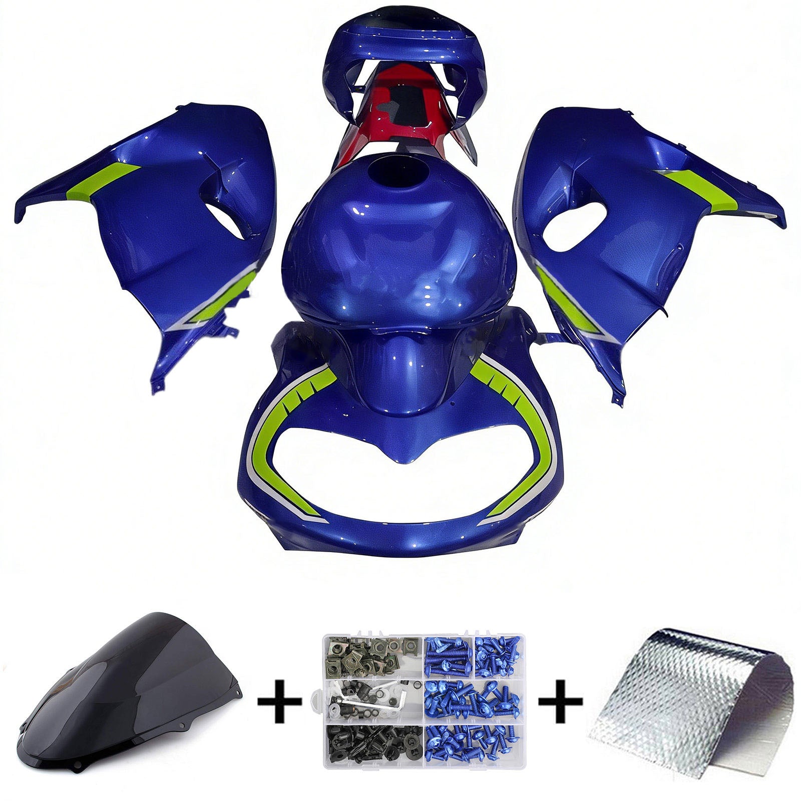 Amotopart Suzuki TL1000R 1998-2003 페어링 키트 차체 플라스틱 복근
