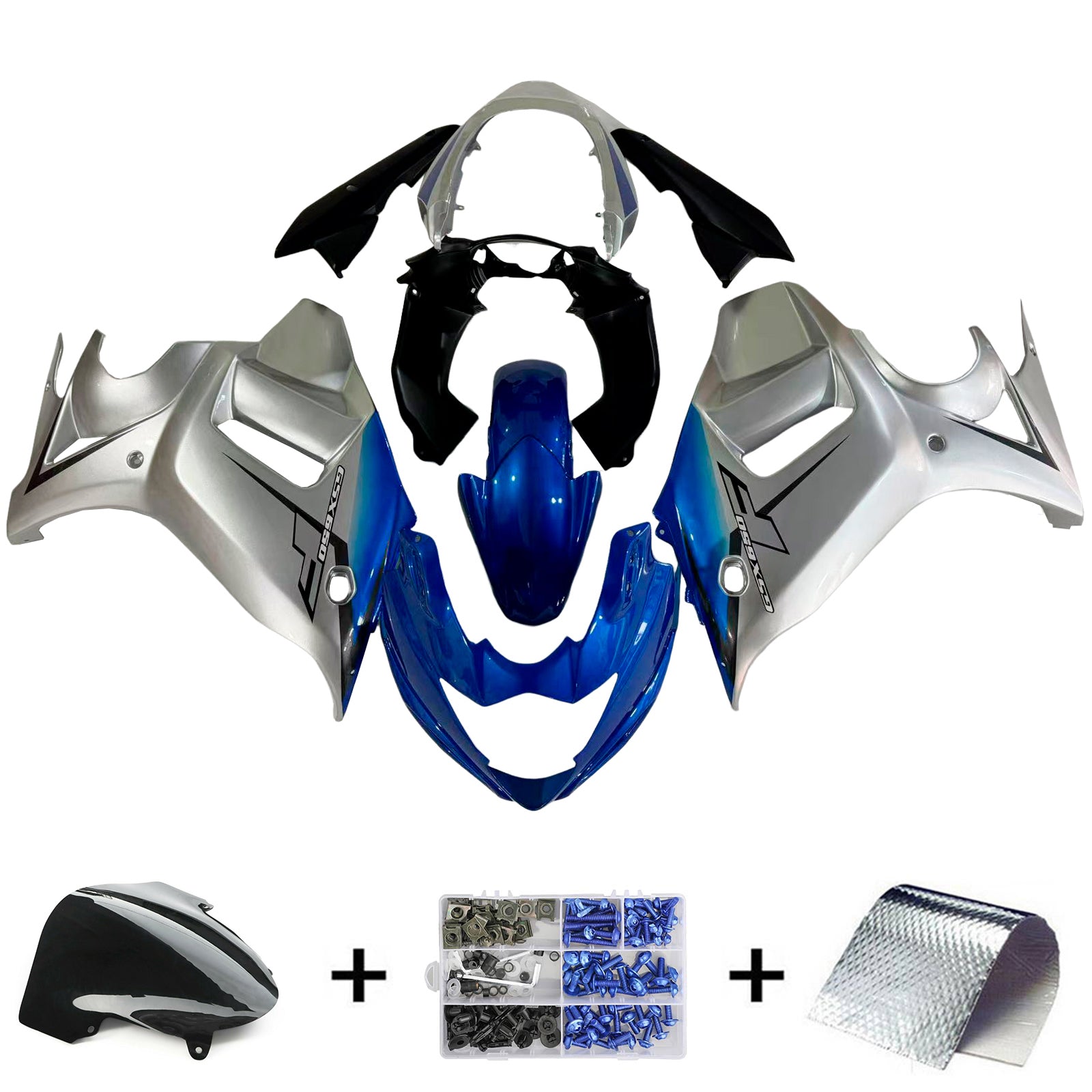 Amotopart Suzuki Katana GSX650F 2008-2013 Fairing Kit Bodywork Plastic ABS