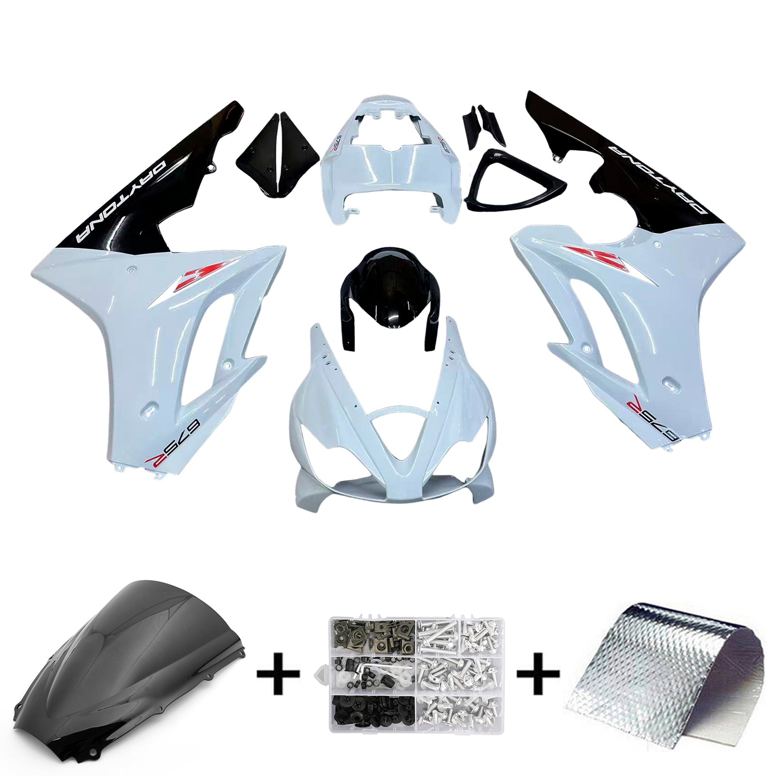 Triumph Daytona 675 2006-2008 Fairing Kit Bodywork Plastic ABS