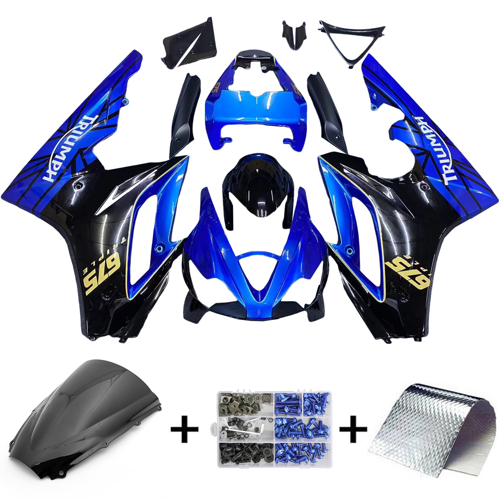 Triumph Daytona 675 2006-2008 Fairing Kit Bodywork Plastic ABS