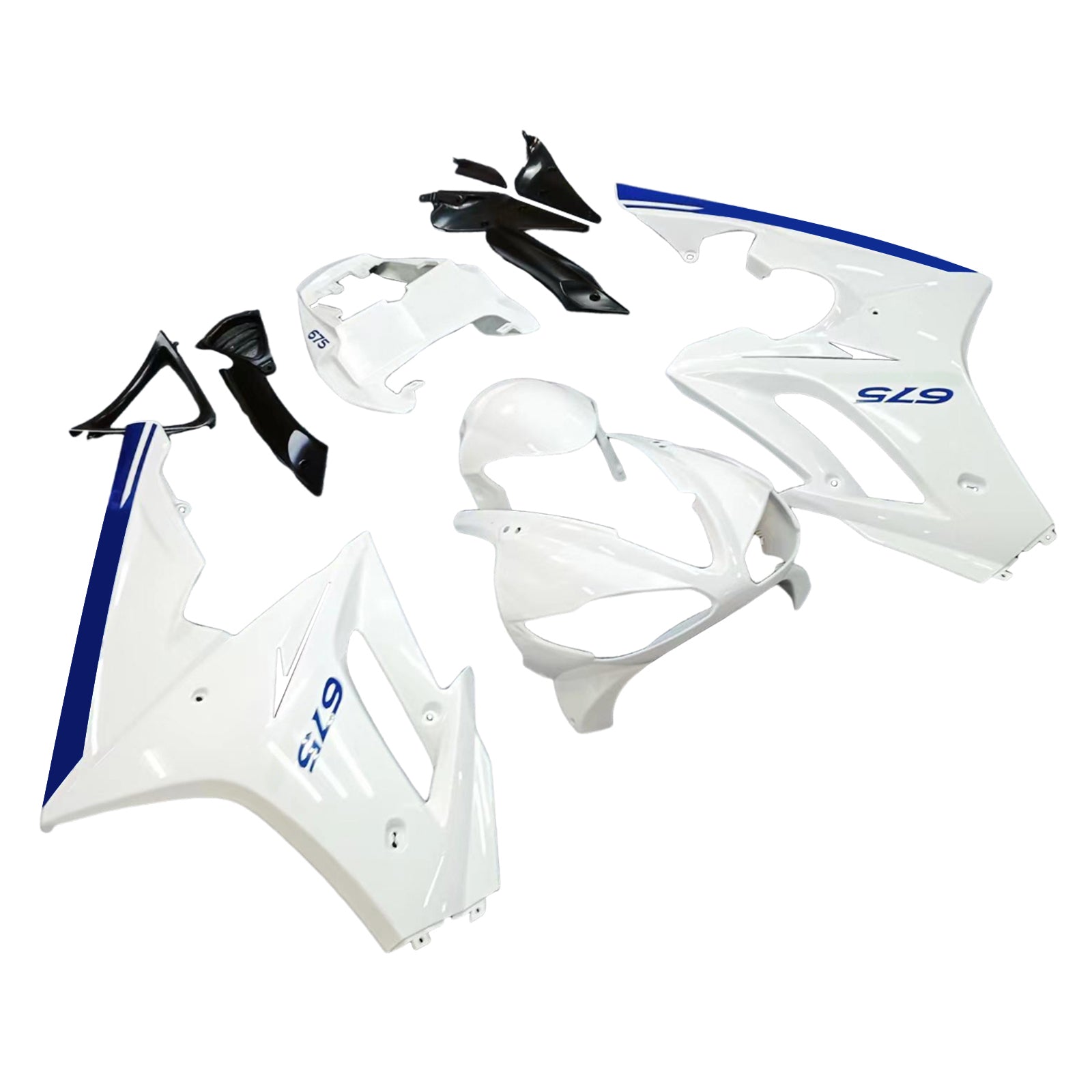 Fairings 2009-2012 Triumph Daytona 675 White Blue Daytona Generic