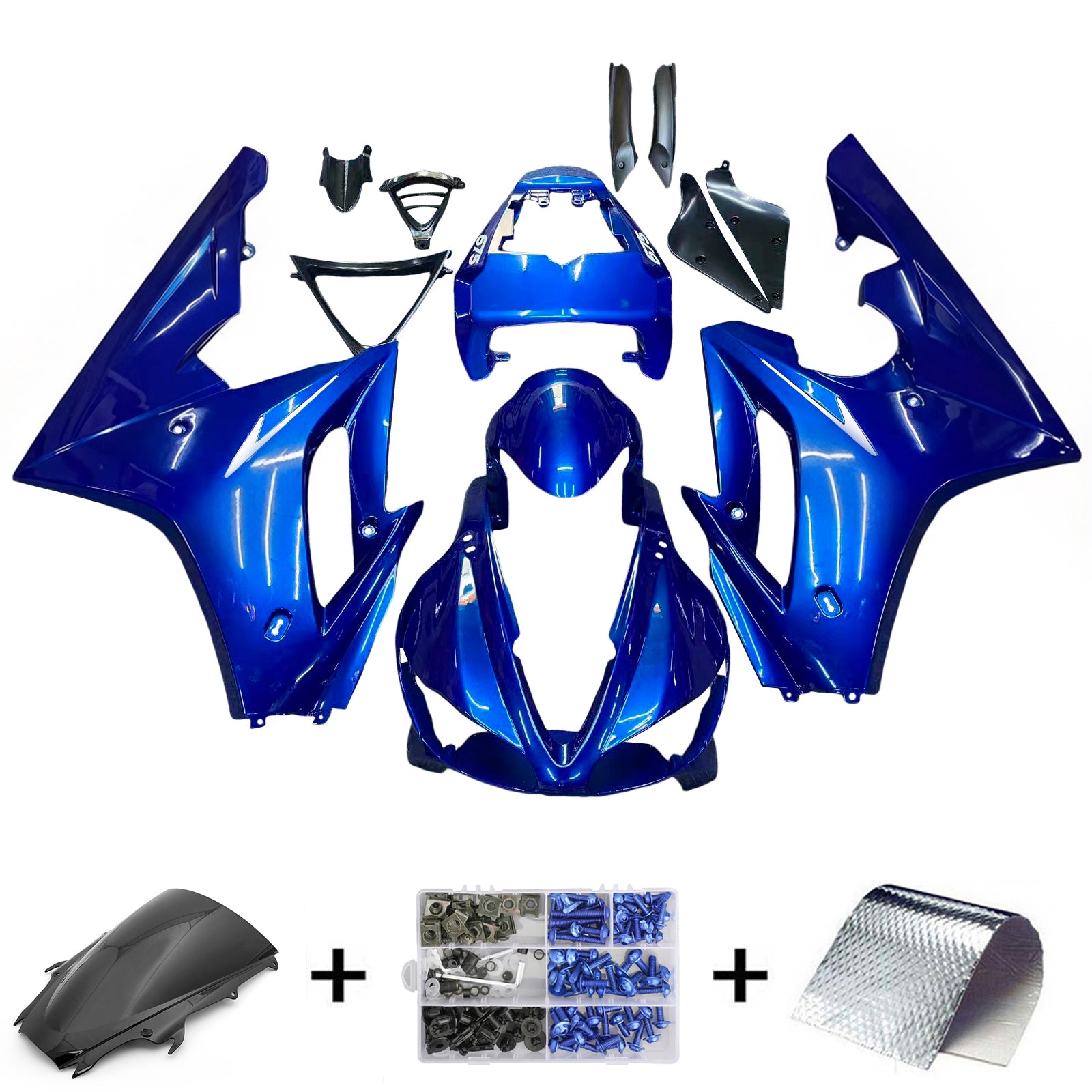 Fairings 2009-2012 Triumph Daytona 675 Blue Daytona Generic