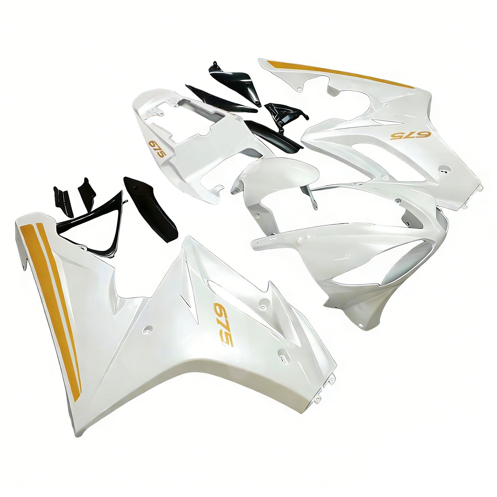 Amotopart Triumph Daytona 675 2009-2012 페어링 키트 차체 플라스틱 ABS