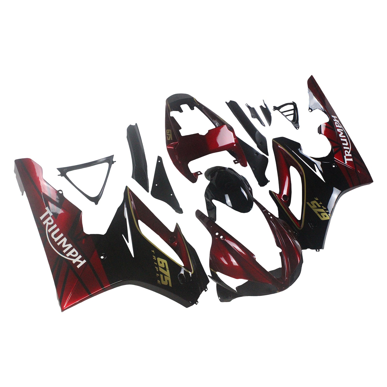 Amotopart Triumph Daytona 675 2009-2012 Fairing Kit Bodywork Plastic ABS