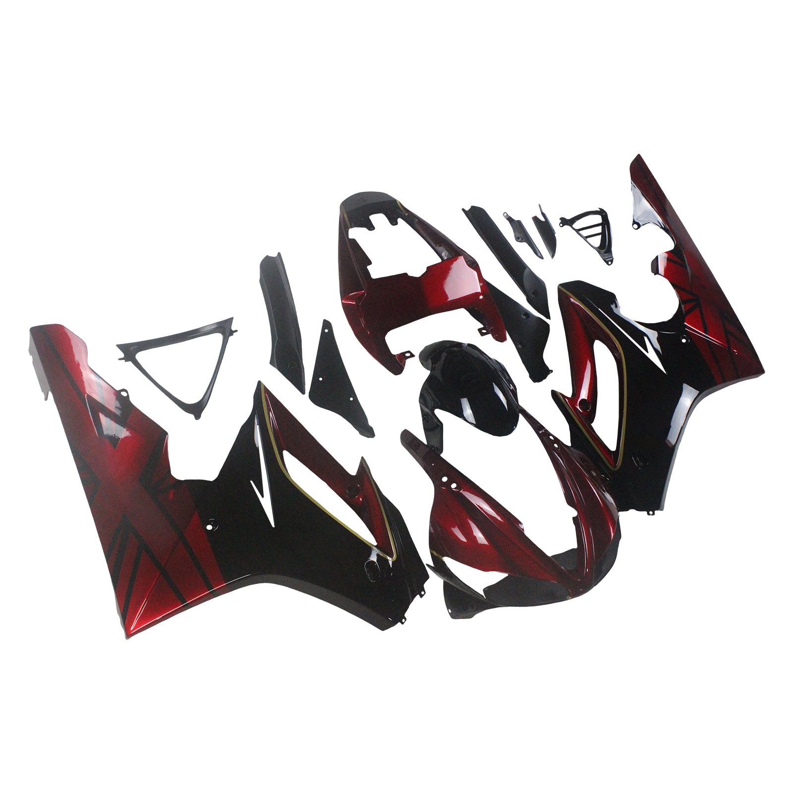 Amotopart Triumph Daytona 675 2009-2012 Fairing Kit Bodywork Plastic ABS