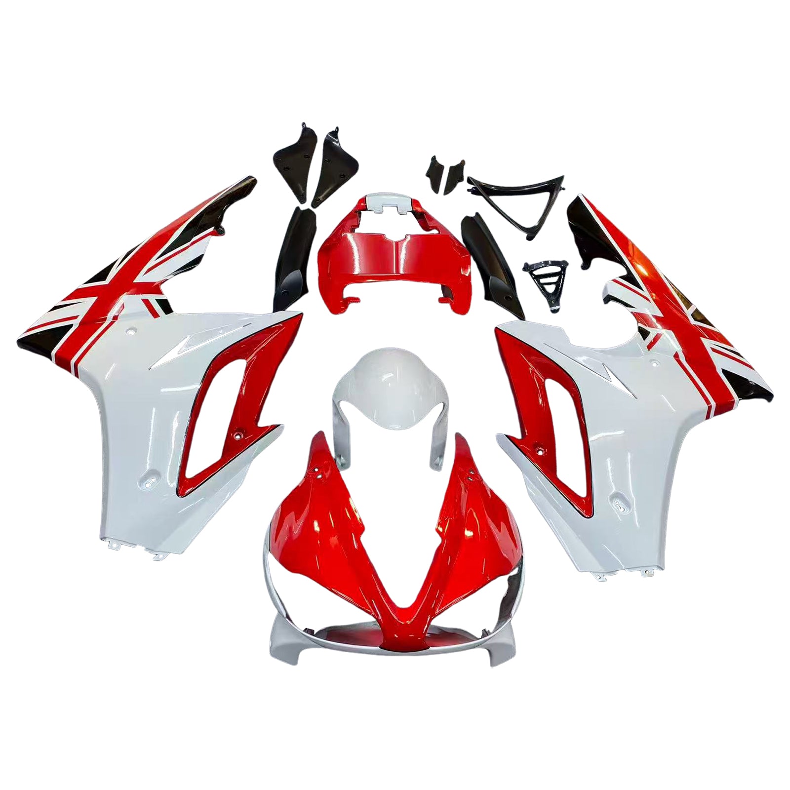 Red White Injection Fairing Kit Bodywork Plastic ABS fit For Triumph Daytona 675 2009-2012