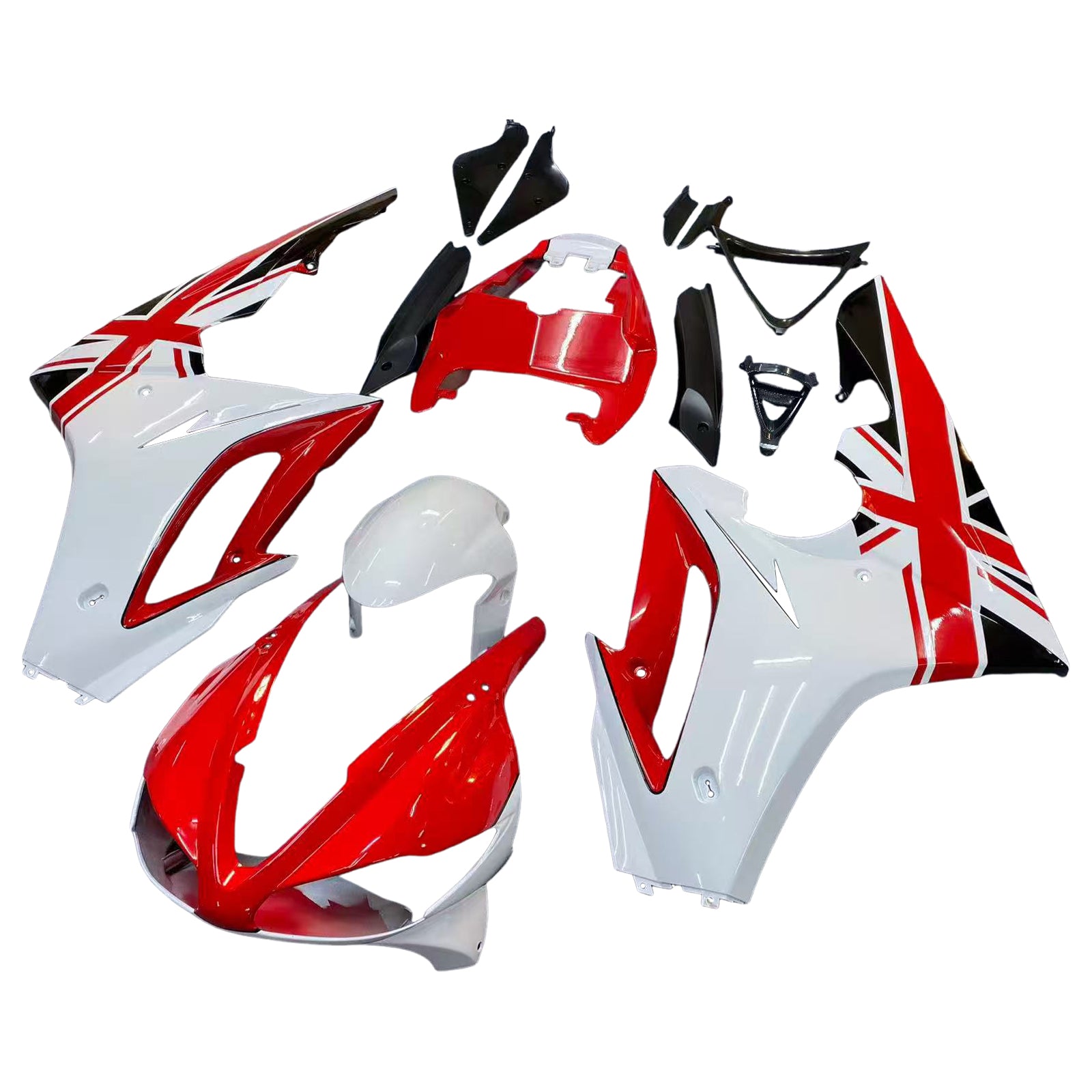 Red White Injection Fairing Kit Bodywork Plastic ABS fit For Triumph Daytona 675 2009-2012