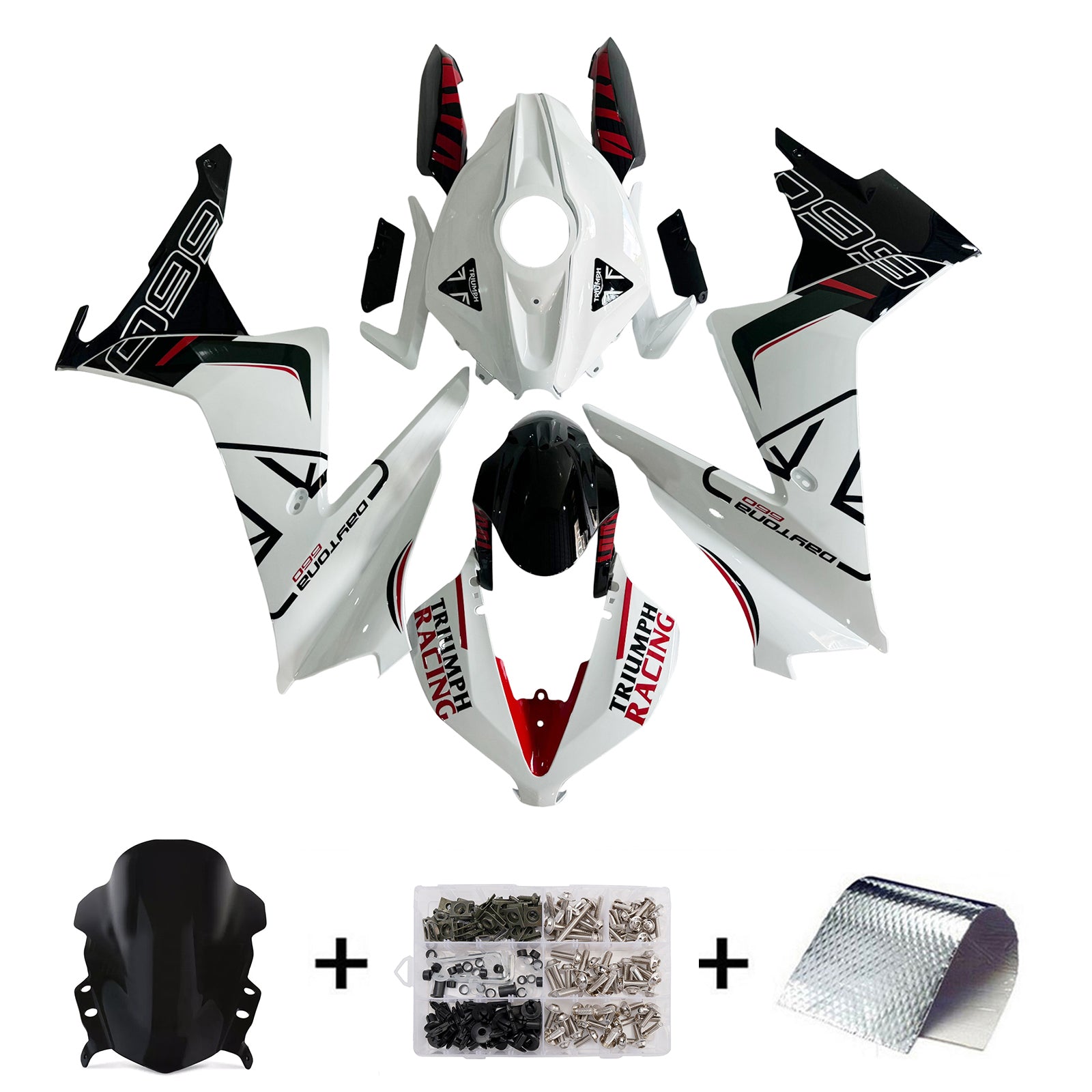 Injection Fairing Kit Bodywork Plastic ABS fit For Triumph Daytona 660 2024-2025