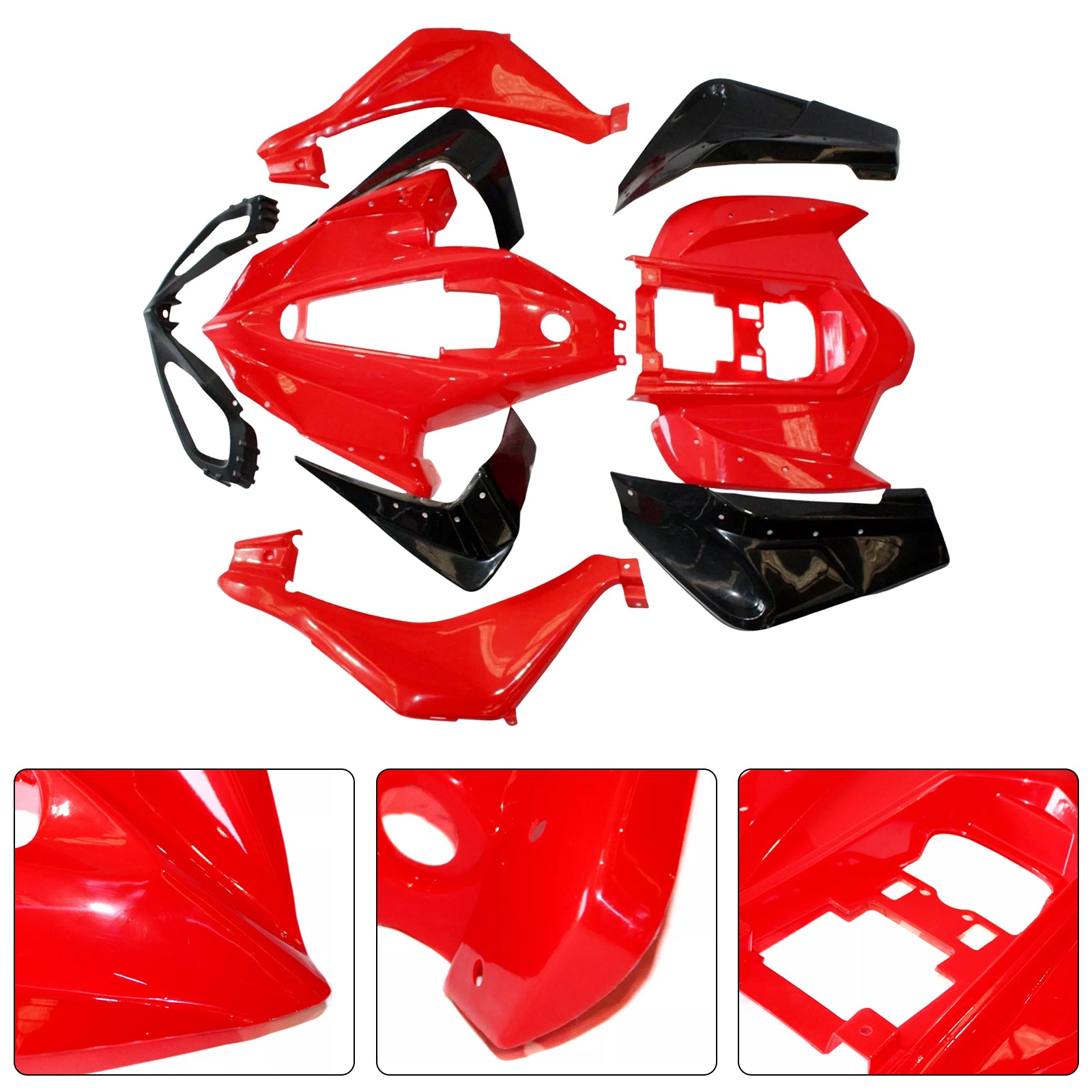 Plastics Fairing Fenders Kit For 110cc 125cc Mars Sport Quad Dirt Bike ATV