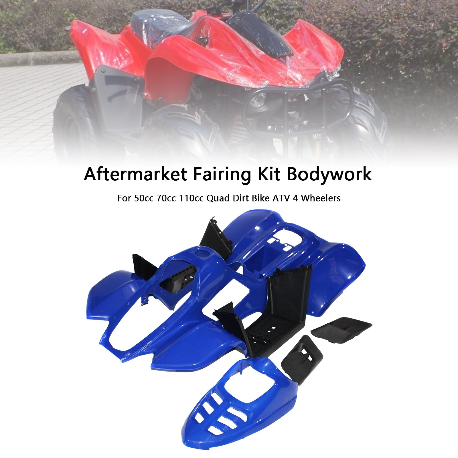 Plastics Fairing Fenders Kit For 50cc 70cc 110cc Dinosaur Quad Dirt Bike ATV