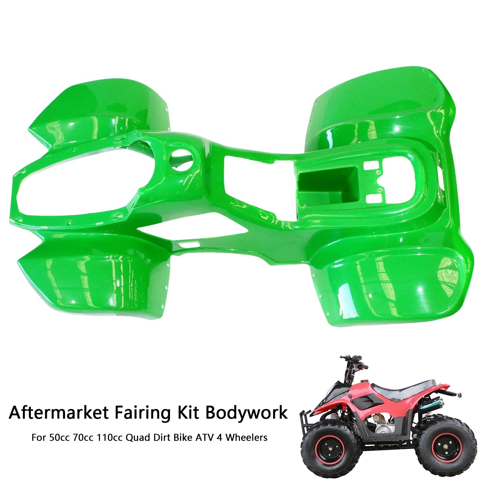 Plastics Fairing Fenders Kit For 50cc 70cc 110cc Dinosaur Quad Dirt Bike ATV