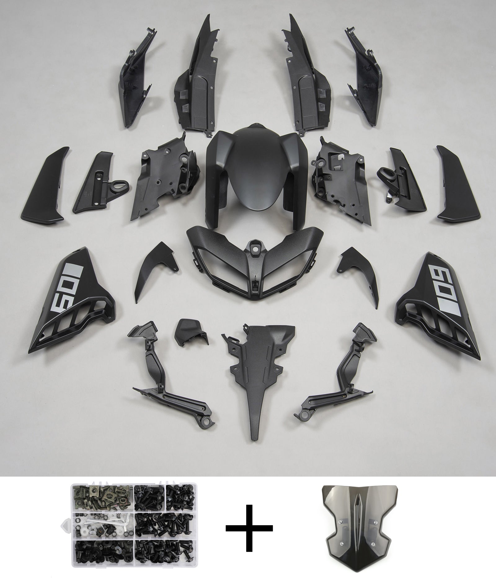 Injection ABS Plastic Bodywork Fairing Fit for Yamaha MT-09 2017-2020 Generic