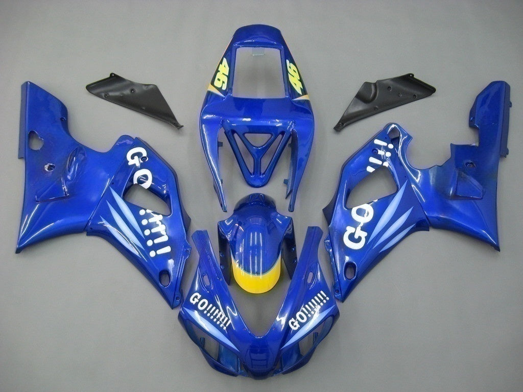 페어링 1998-1999 야마하 YZF-R1 블루 No.46 GO!!!!!! R1 제네릭