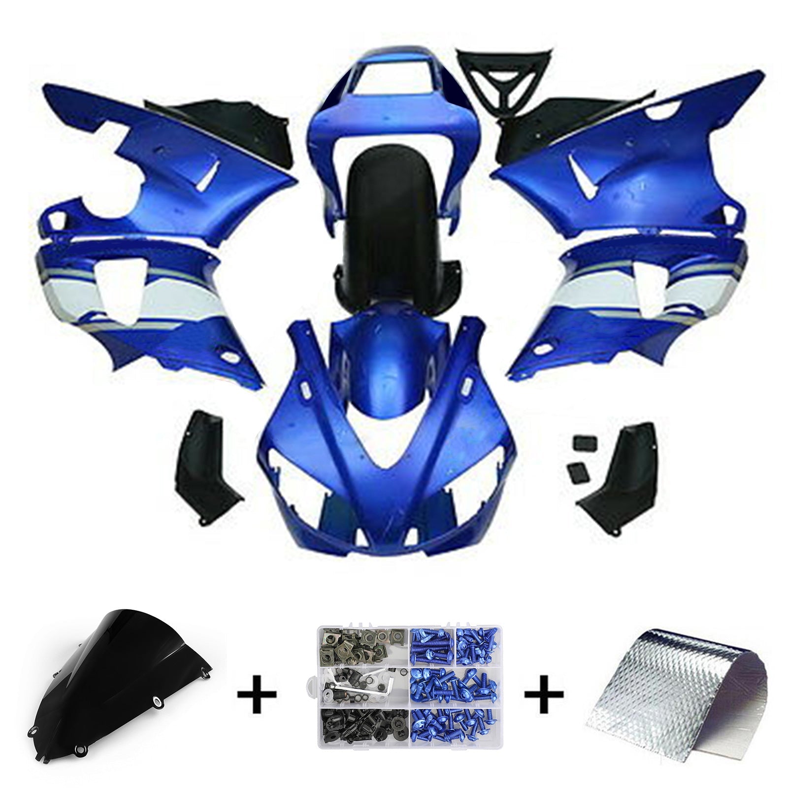 Fairing Kit For Yamaha YZFR1 YZF-R1 YZF R1 1998-1999 98 99 Generic