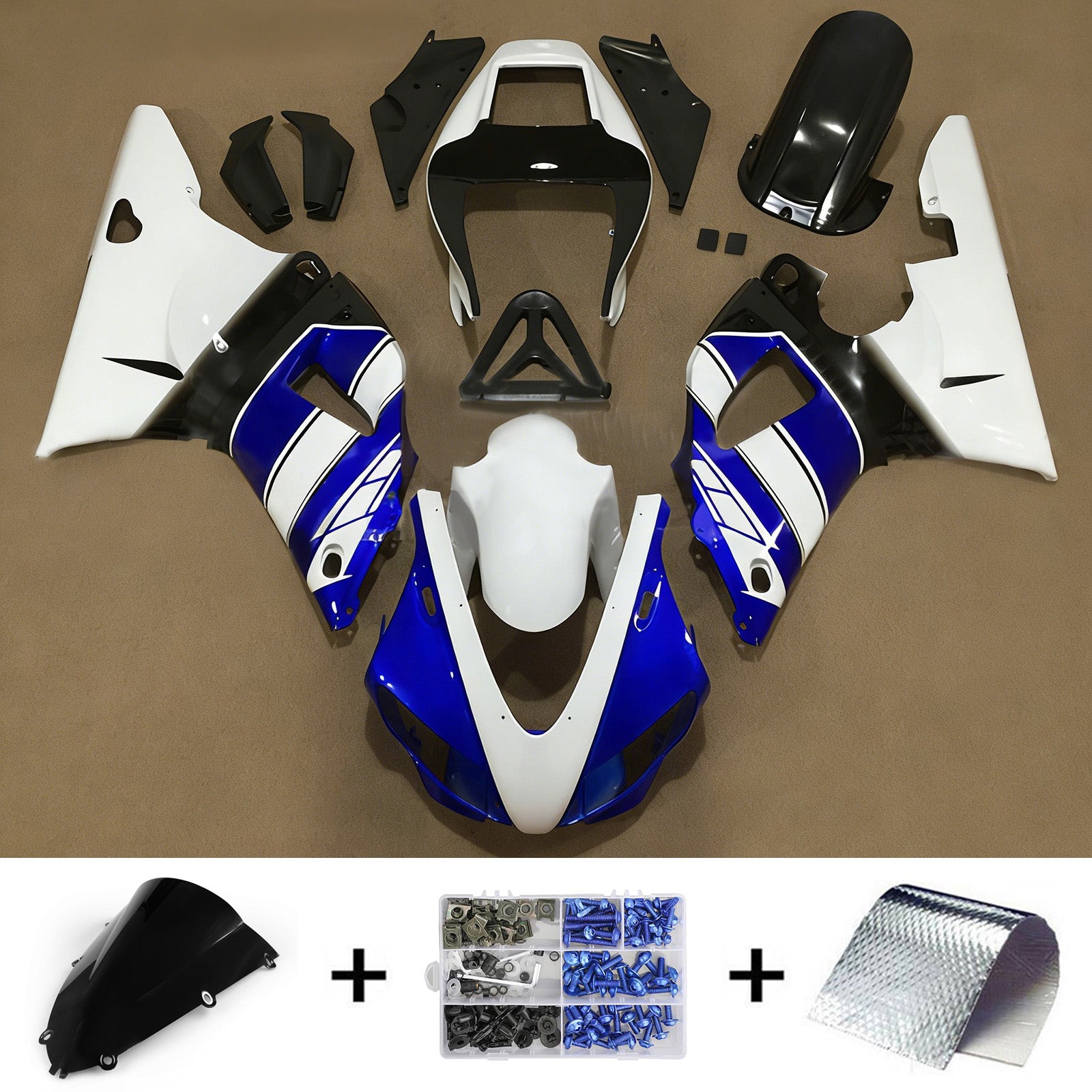Yamaha YZF 1000 R1 1998-1999 Fairing Kit Bodywork Plastic ABS
