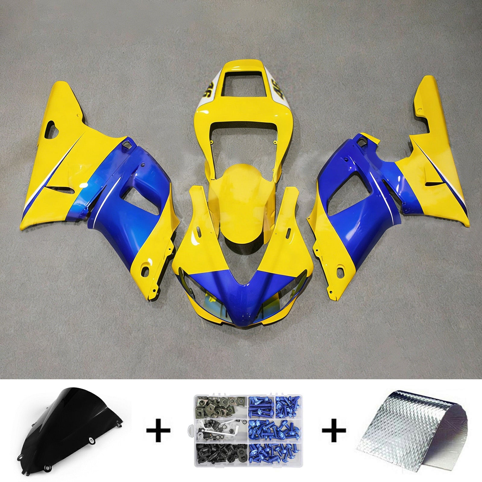 Yamaha YZF 1000 R1 1998-1999 Fairing Kit Bodywork Plastic ABS