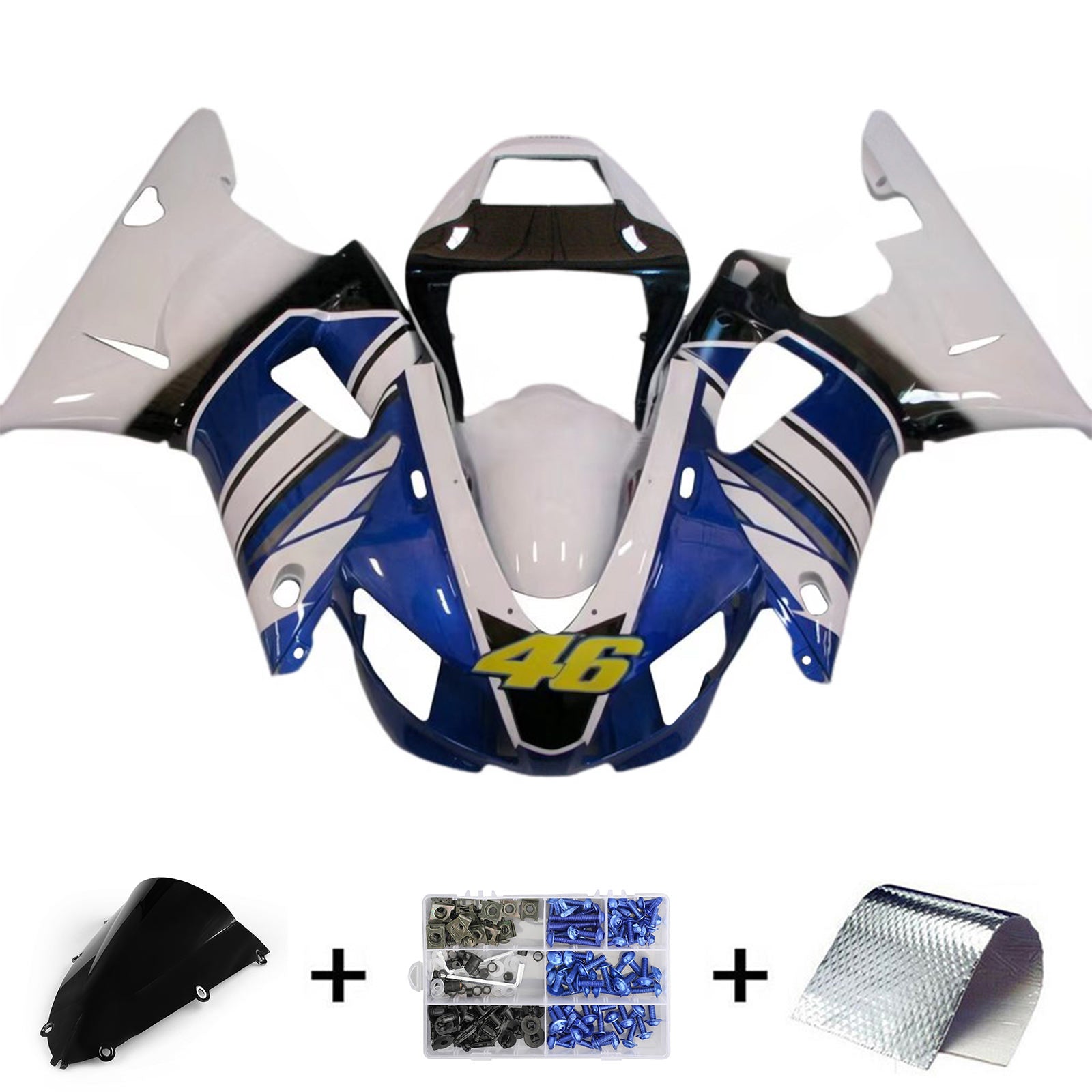 Yamaha YZF-R1 1998-1999 Fairing Kit Bodywork Plastic ABS