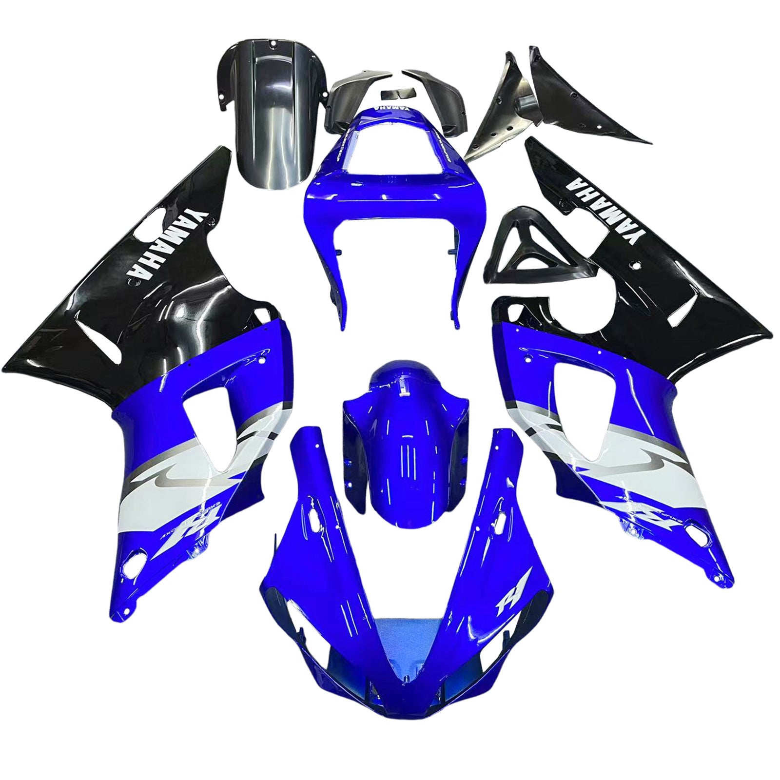 Fairings 2000-2001 Yamaha YZF-R1 Blue Black R1  Generic