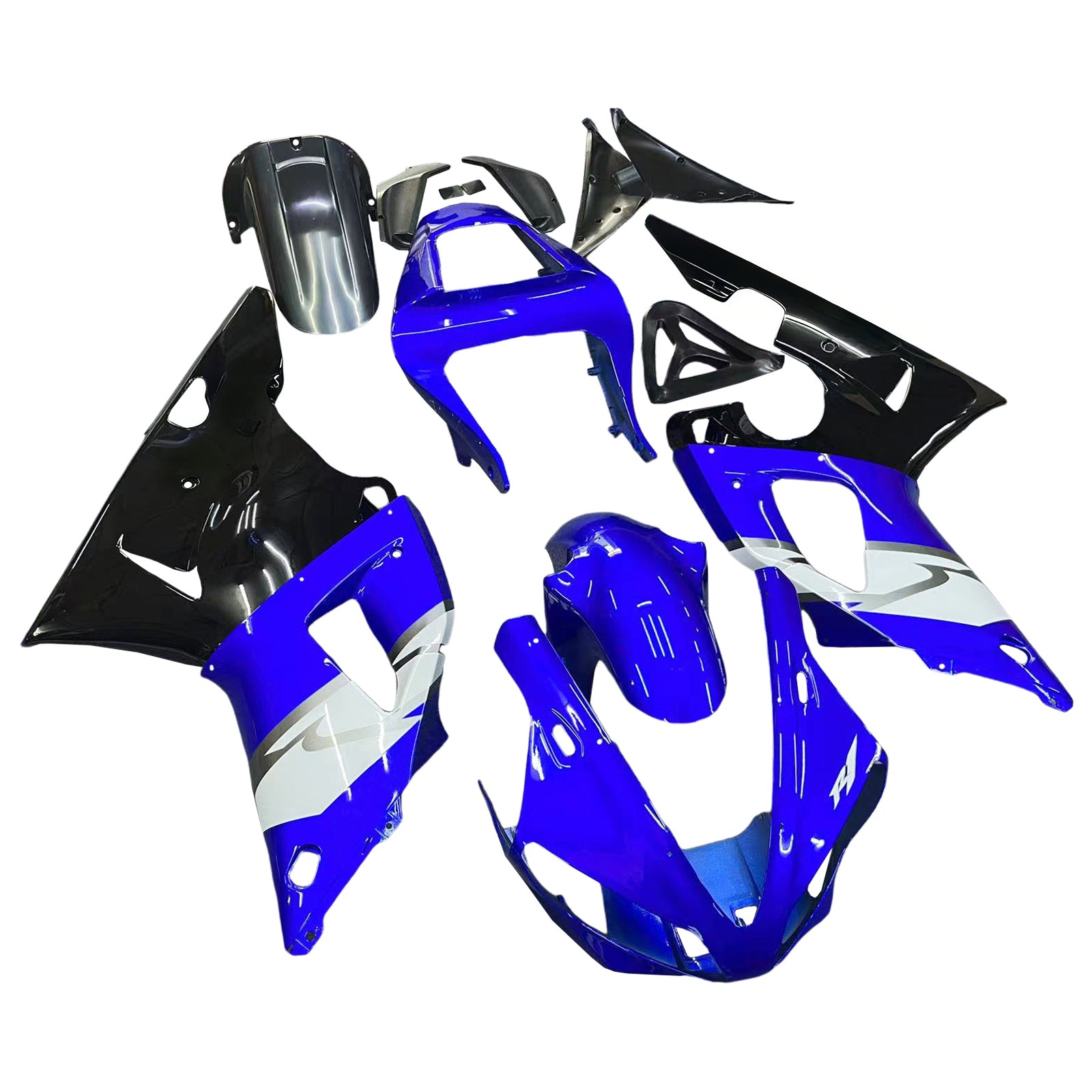 Fairings 2000-2001 Yamaha YZF-R1 Blue Black R1  Generic