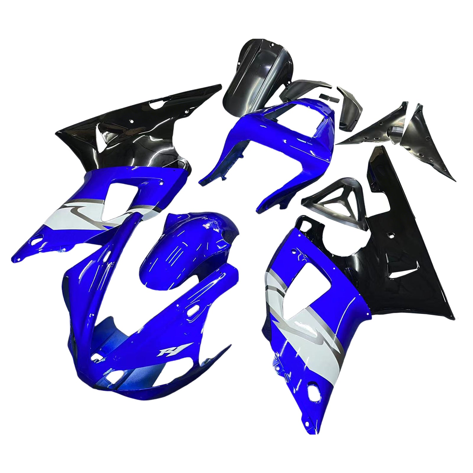 Fairings 2000-2001 Yamaha YZF-R1 Blue Black R1  Generic