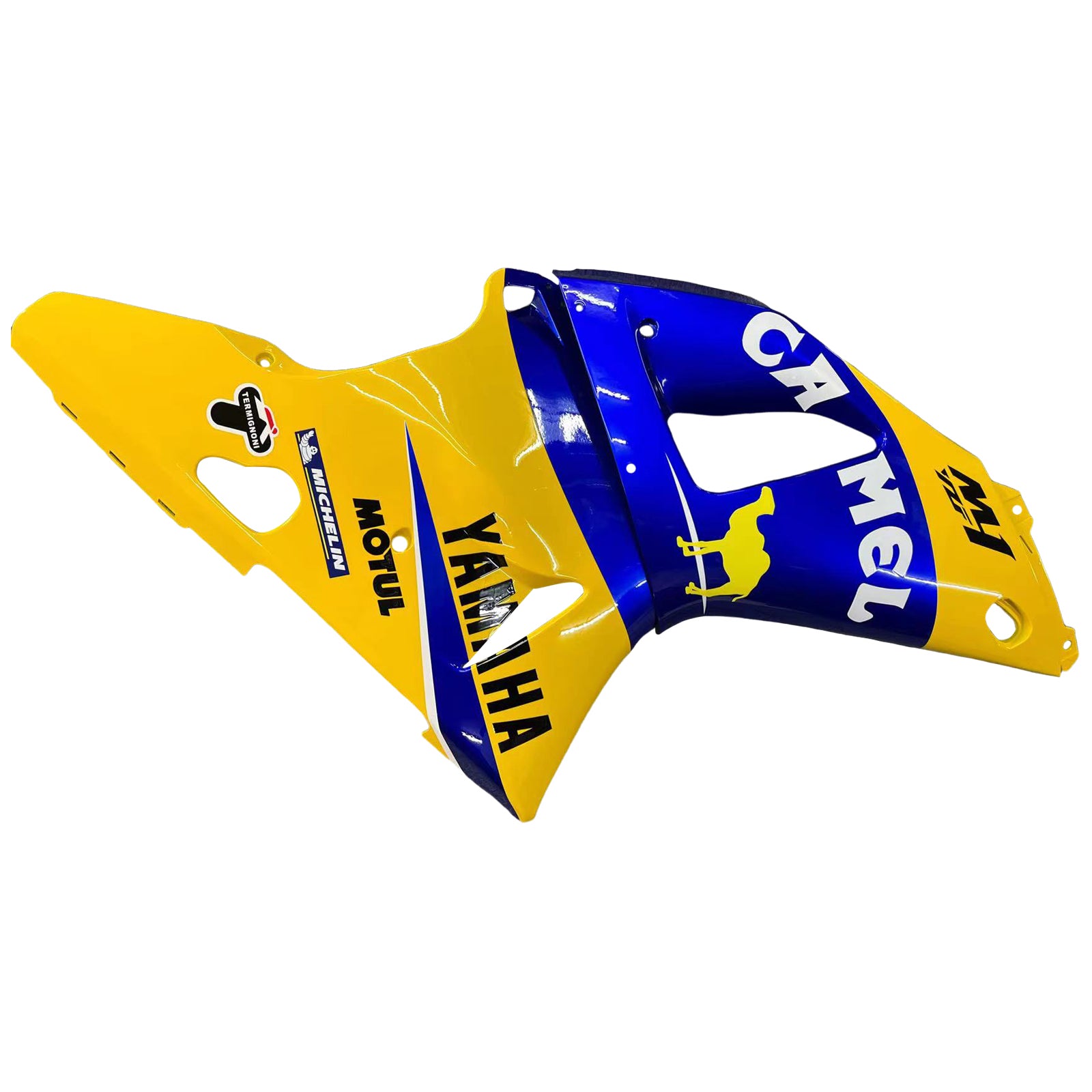 Fairings 2000-2001 Yamaha YZF-R1 Yellow Blue No.46 Camel   Generic