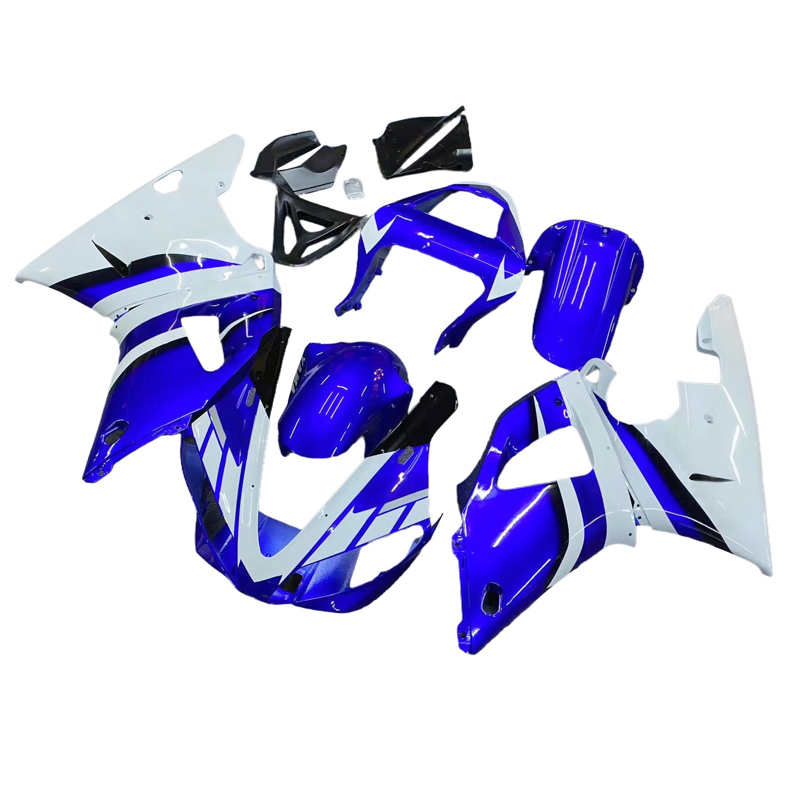 Fairings 2000-2001 Yamaha YZF-R1 Blue & White R1  Generic