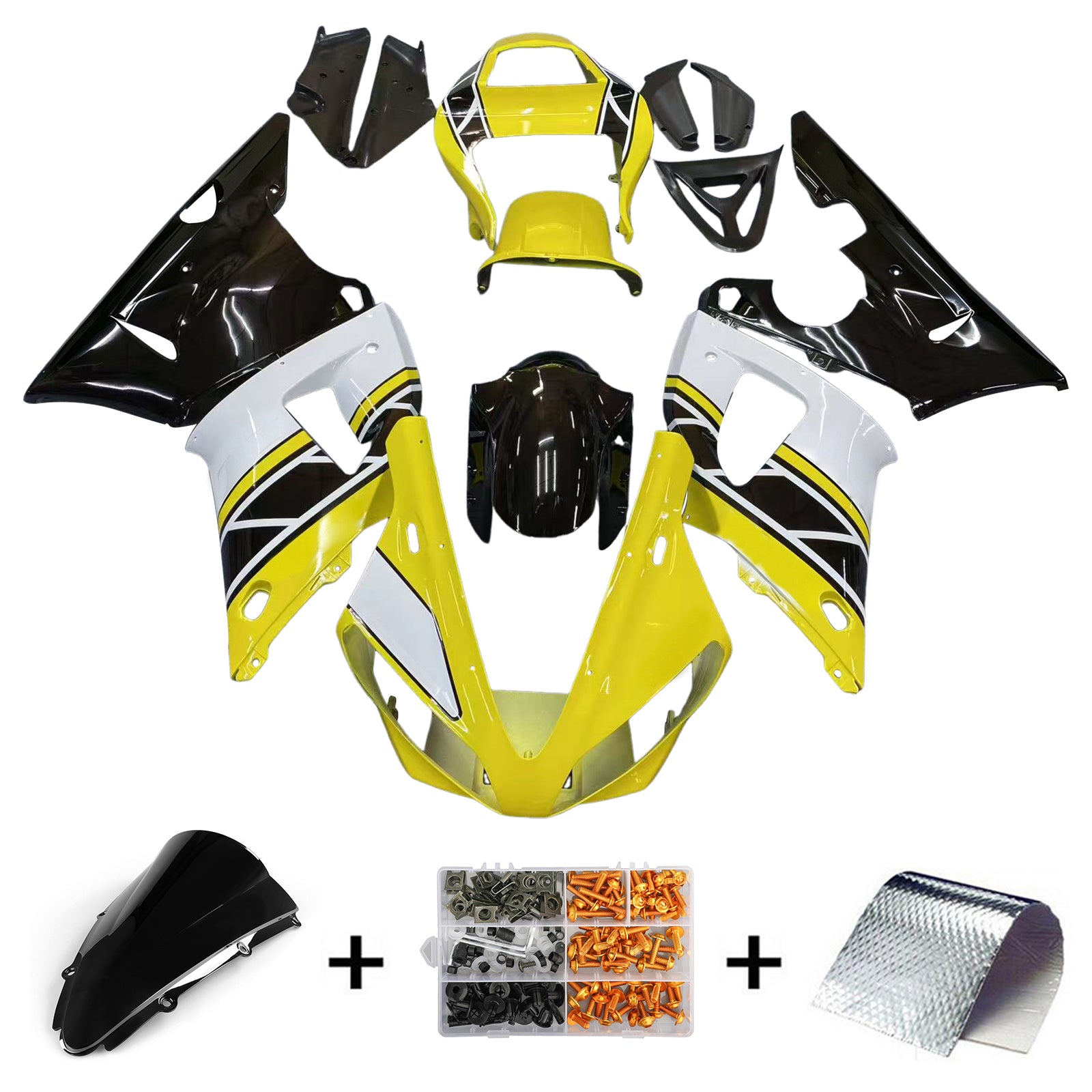 스즈키 GSXR 600/750 2008-2010 K8용 인젝션 페어링 키트 차체 플라스틱 ABS