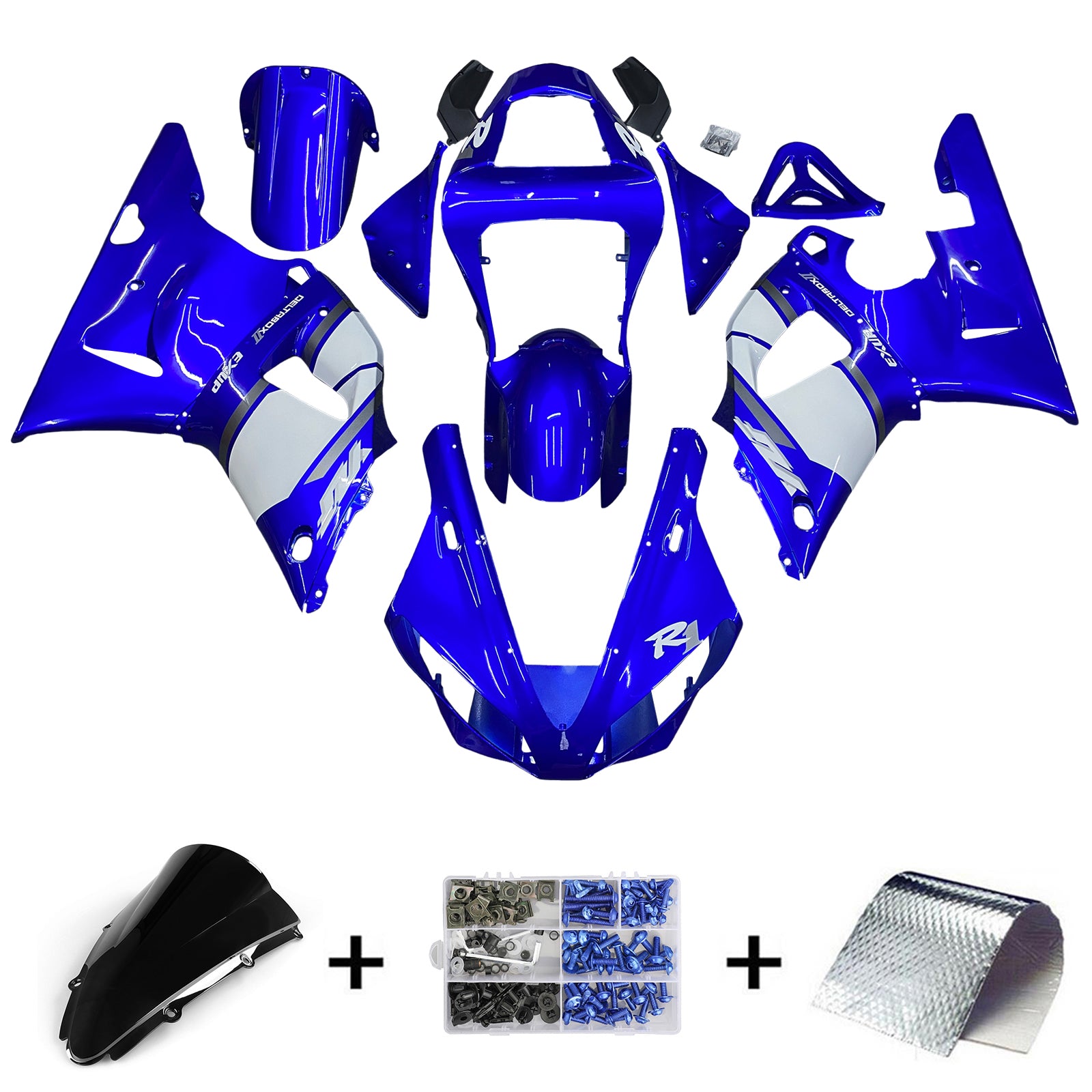 Fairing Kit Set For Yamaha YZFR1 YZF-R1 YZF R1 2000-2001 Generic